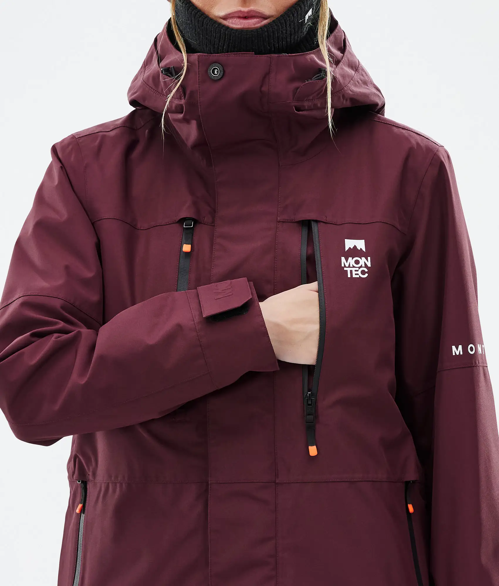 Fawk W Snowboard Jacket Women Burgundy