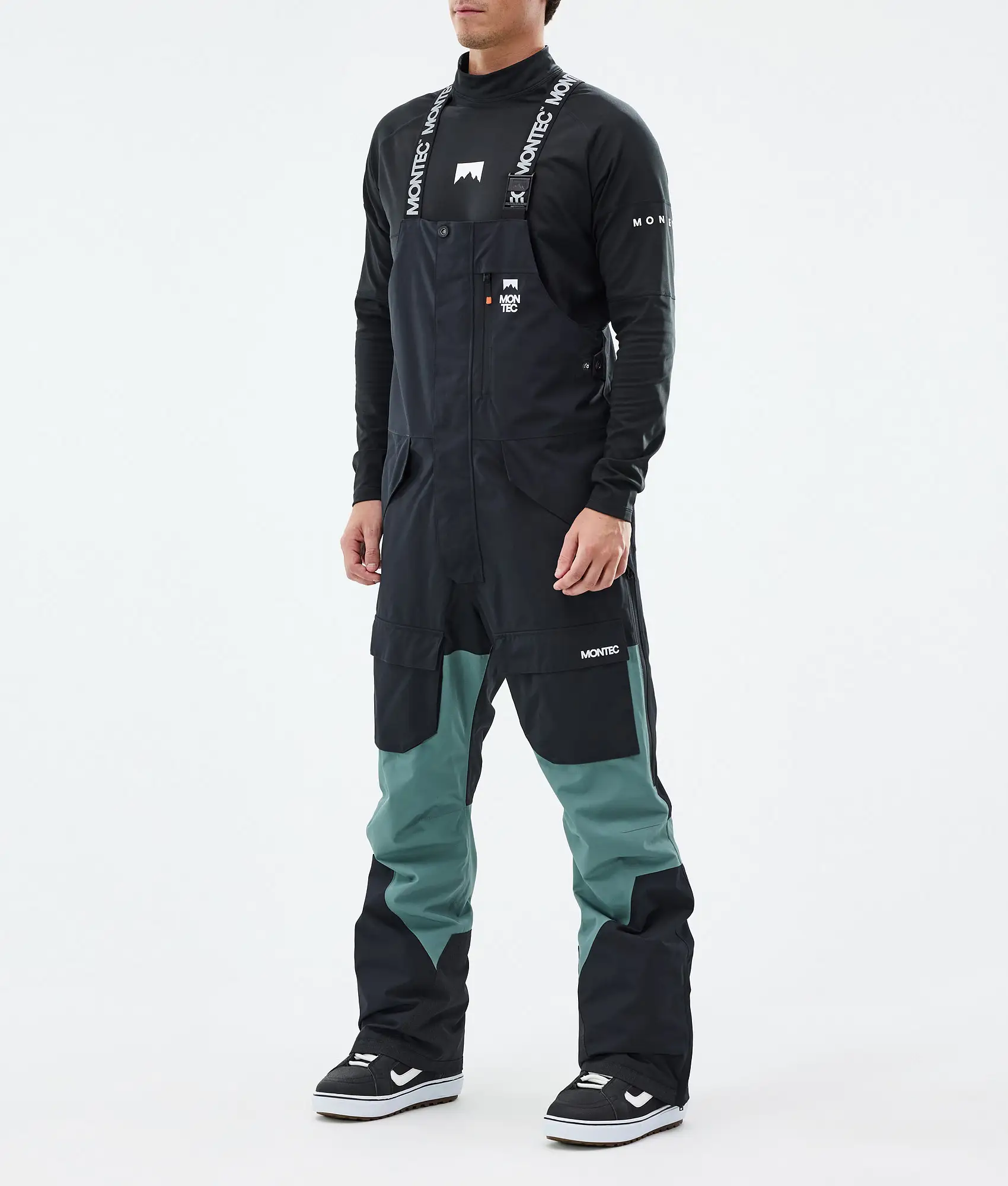 Fawk Snowboard Pants Men Black/Atlantic