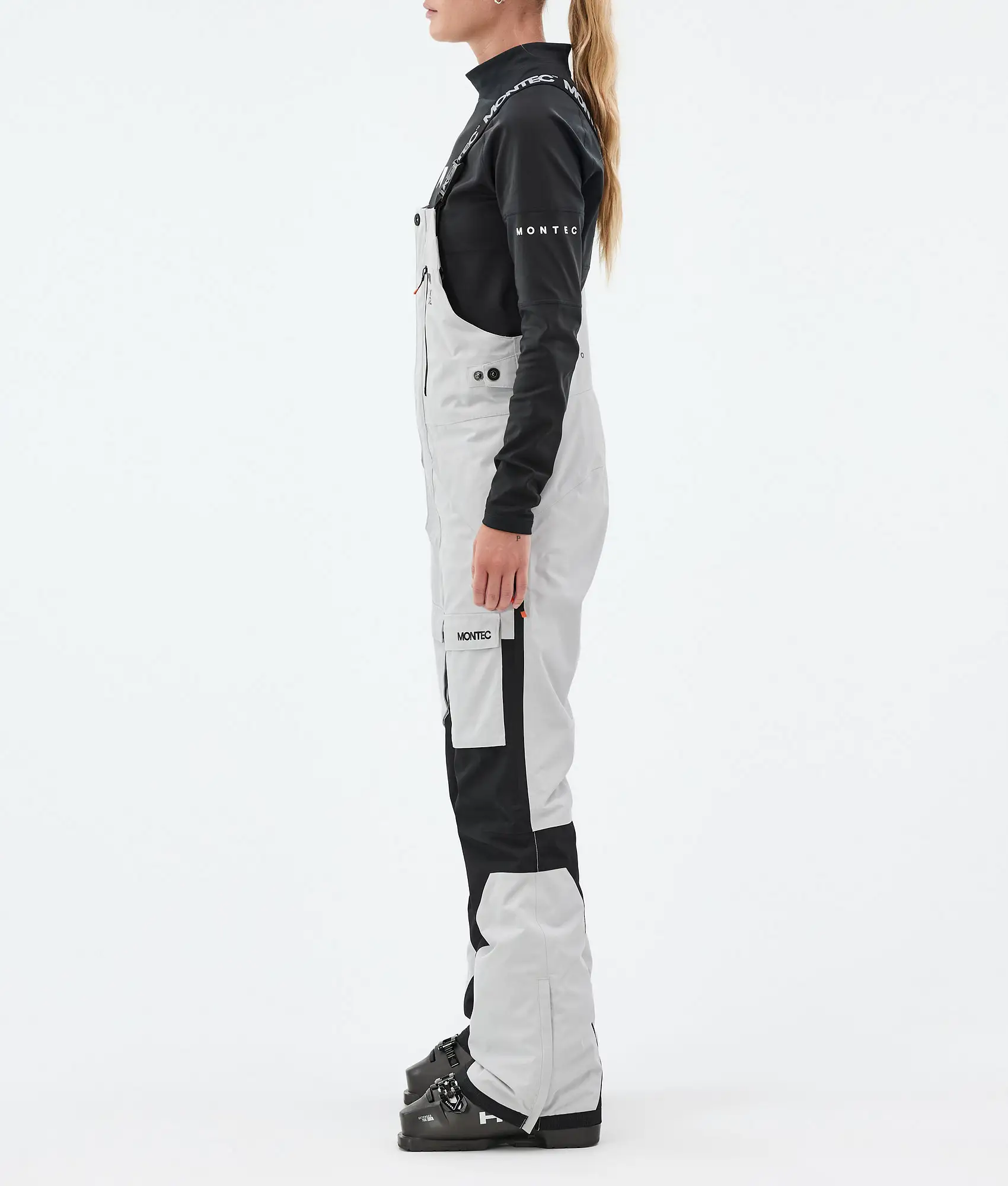 Fawk W Ski Pants Women Light Grey/Black