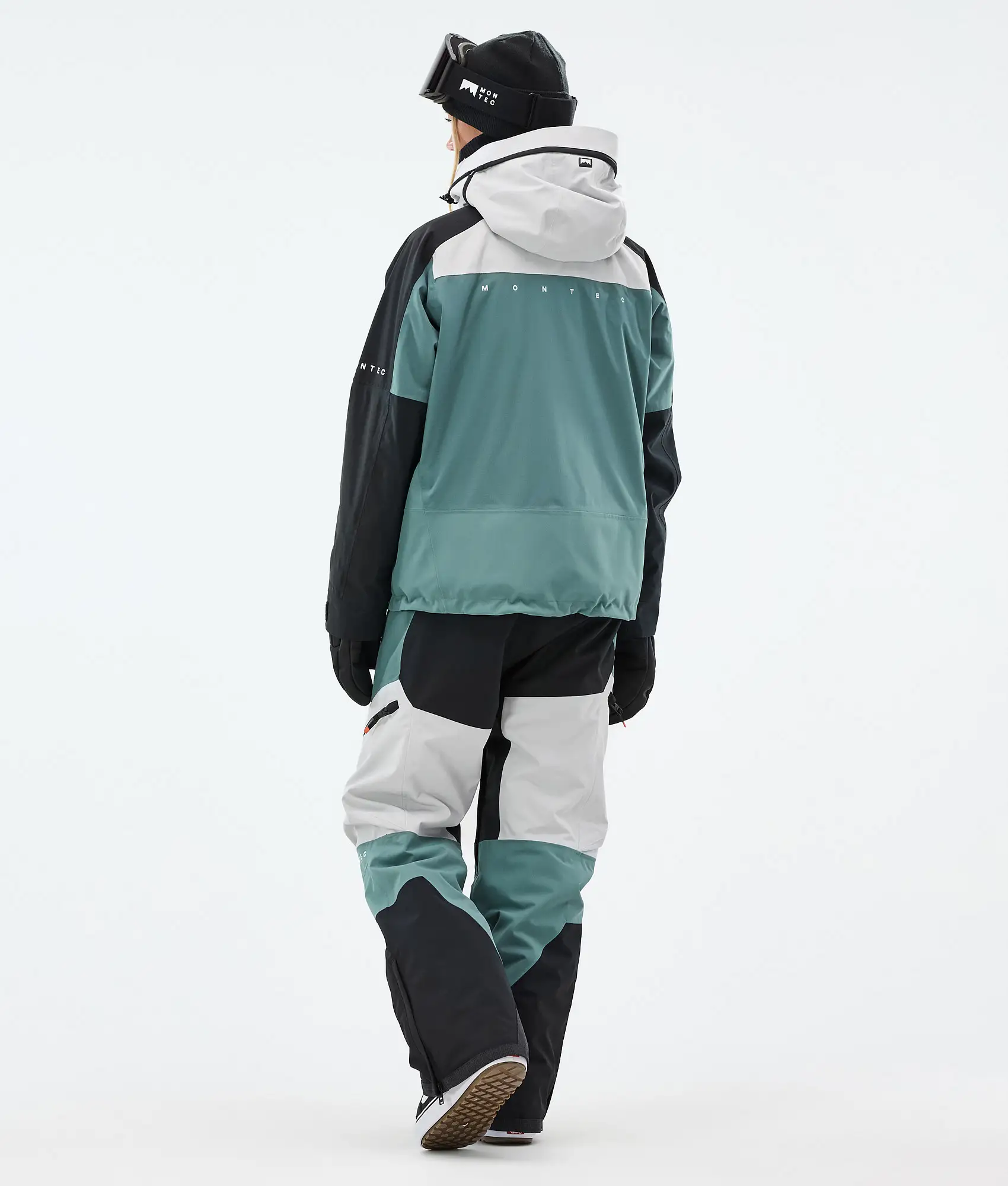 Oracle W Snowboard Jacket Women Light Grey/Black/Atlantic