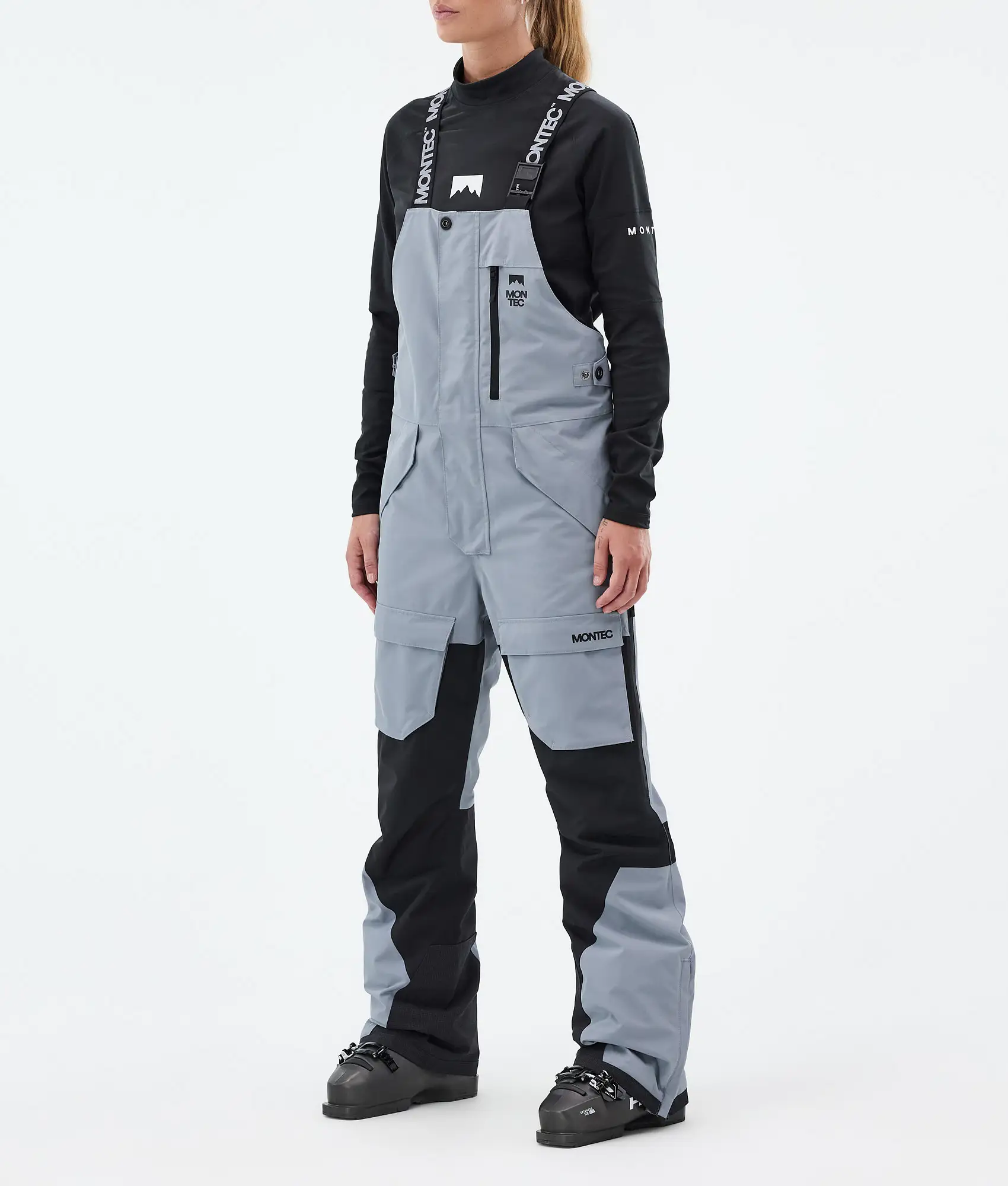 Fawk W Ski Pants Women Soft Blue/Black