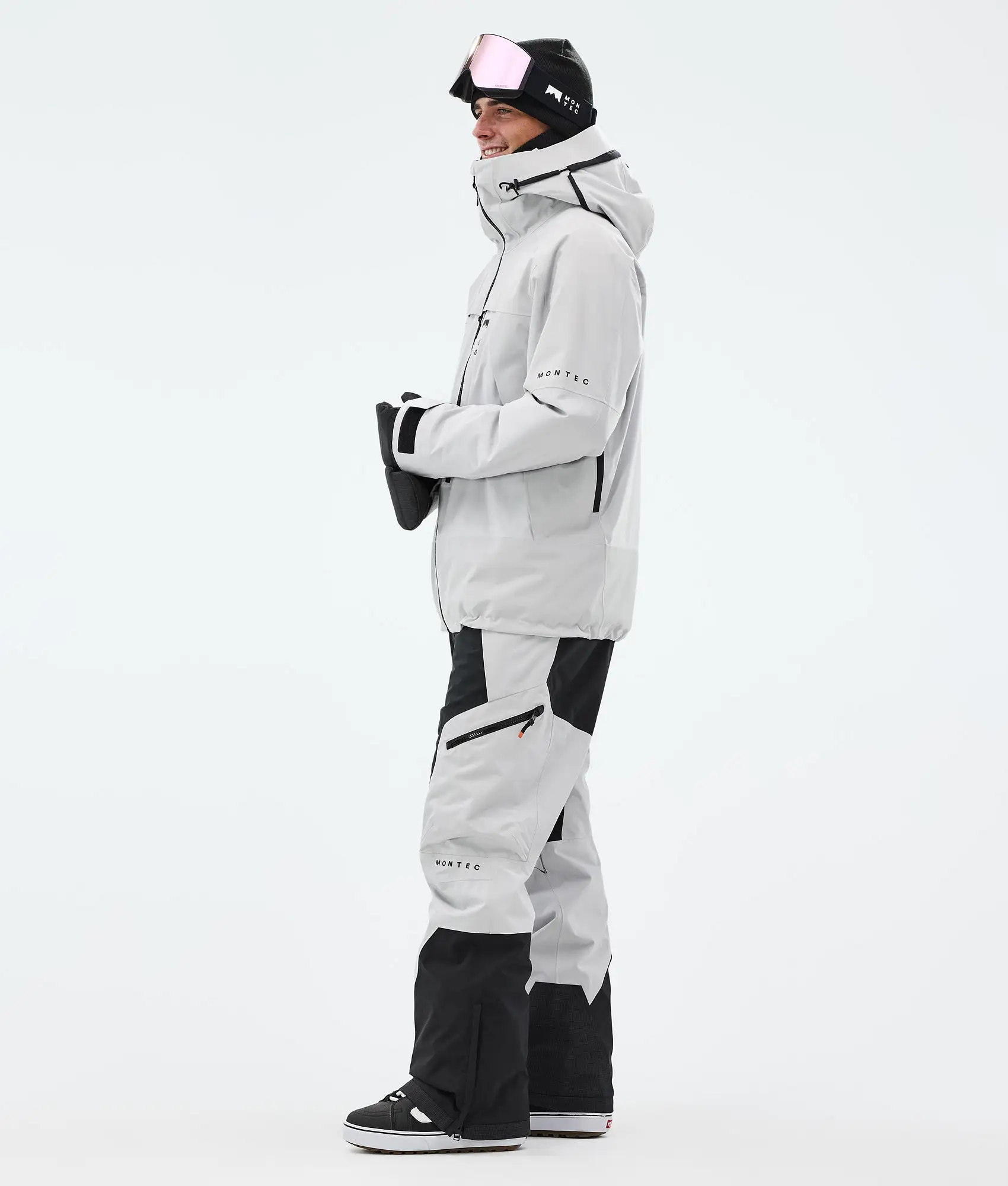 Oracle Snowboard Jacket Men Light Grey