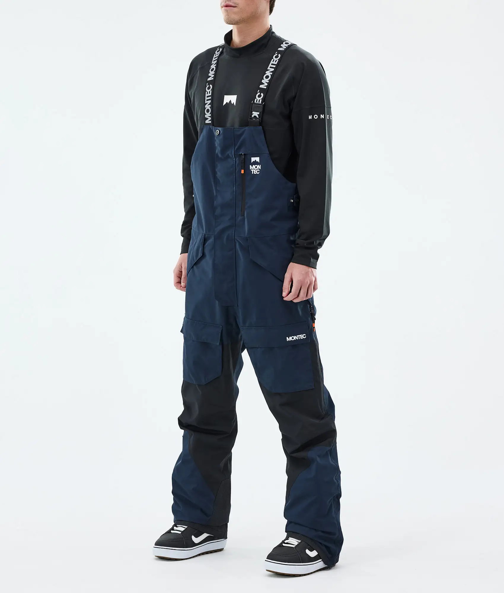 Fawk Snowboard Pants Men Dark Blue/Black Renewed