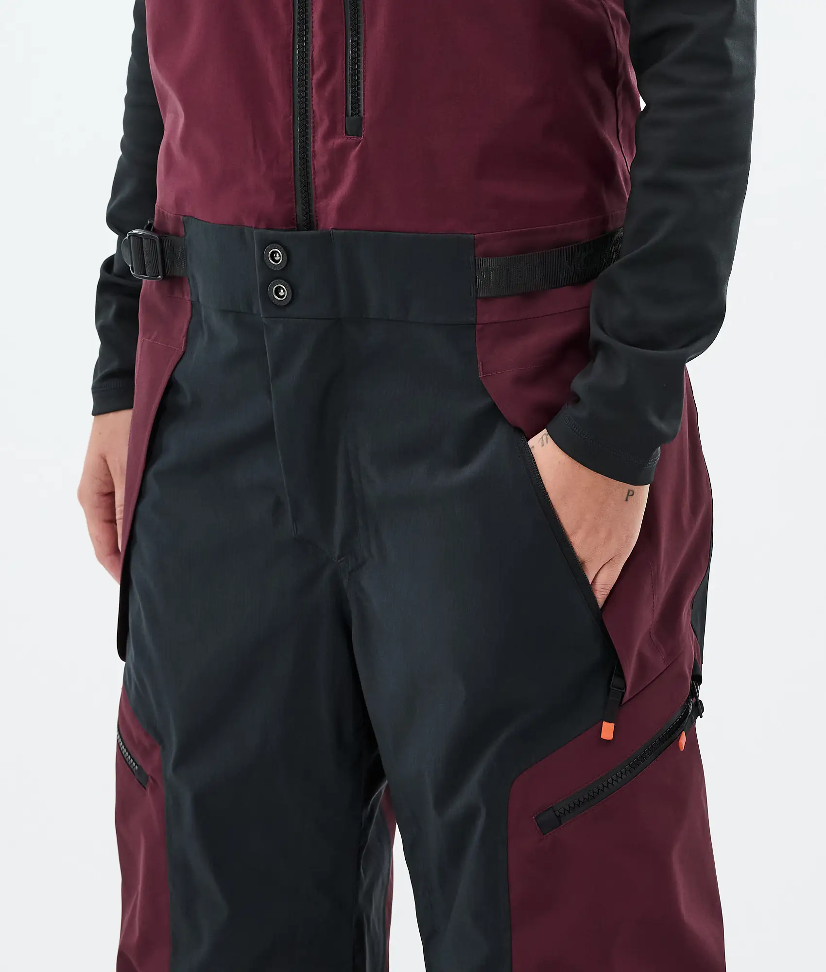 Dozer W Ski Pants Women Burgundy/Black