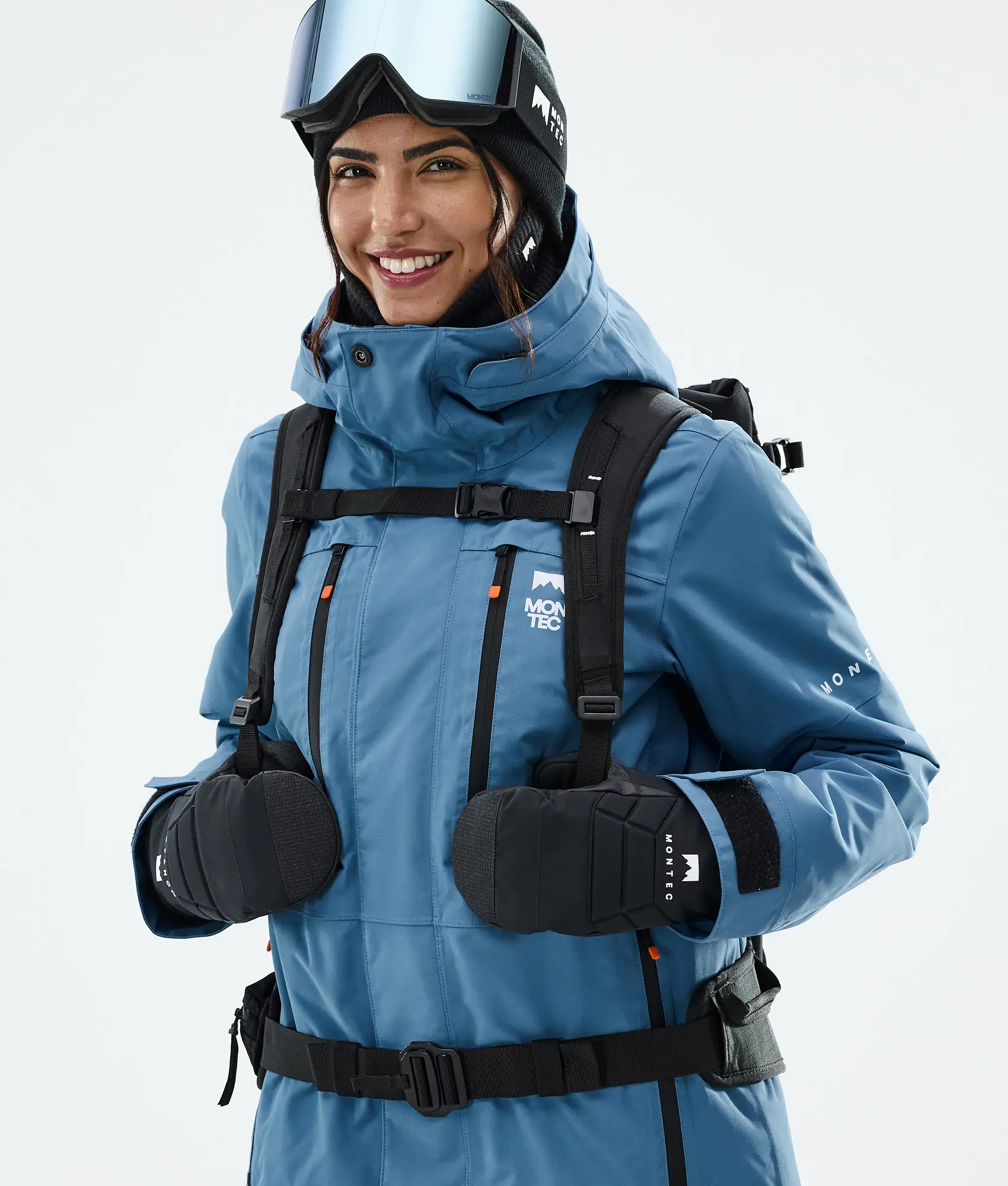 Fawk W Ski Jacket Women Blue Steel