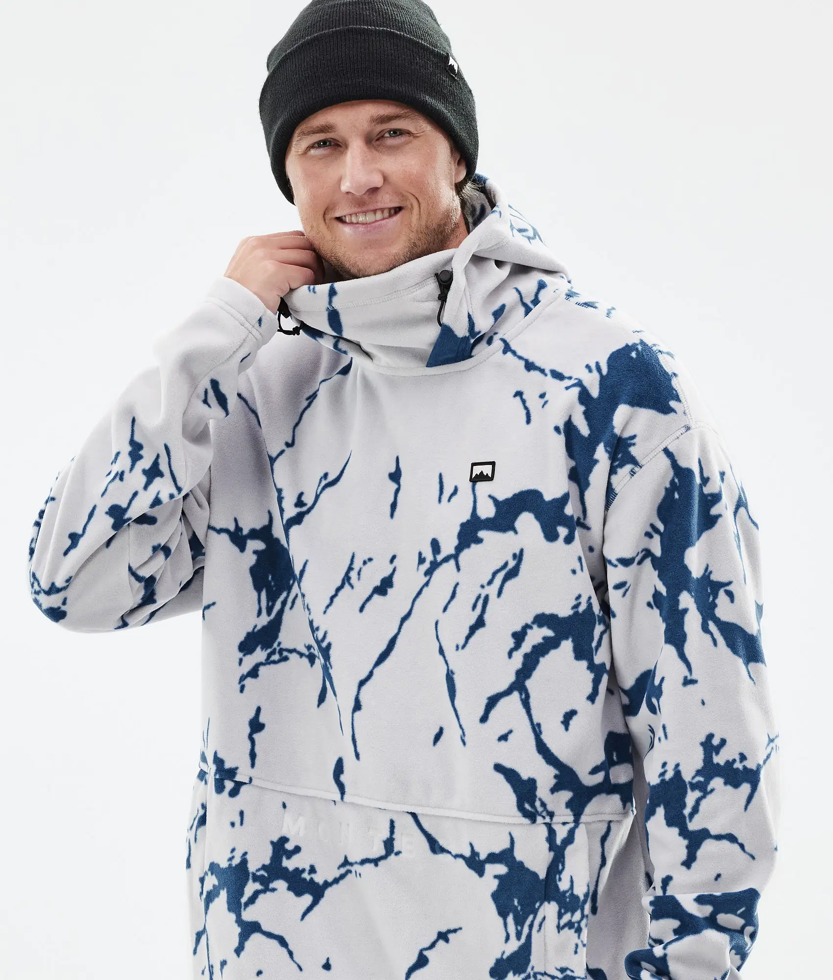 Delta Fleece Hoodie Men Ice