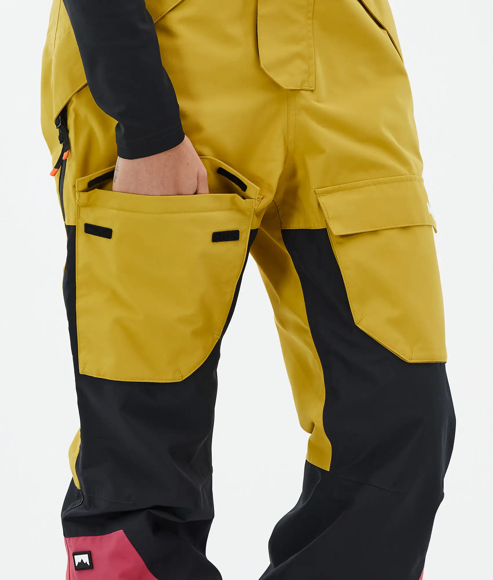 Fawk W Snowboard Pants Women Yellow/Black/Light Red
