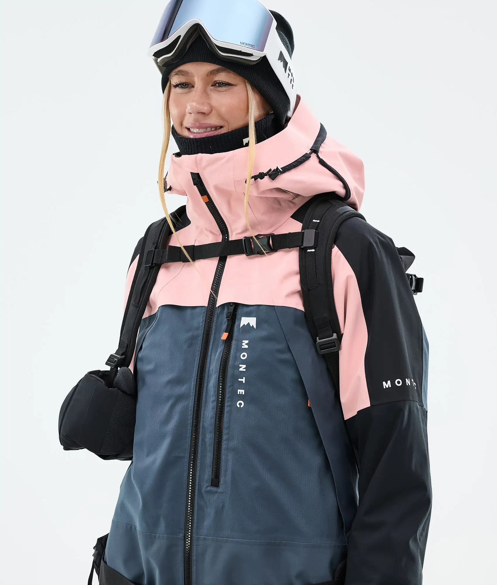Oracle W Ski Jacket Women Soft Pink/Black/Metal Blue
