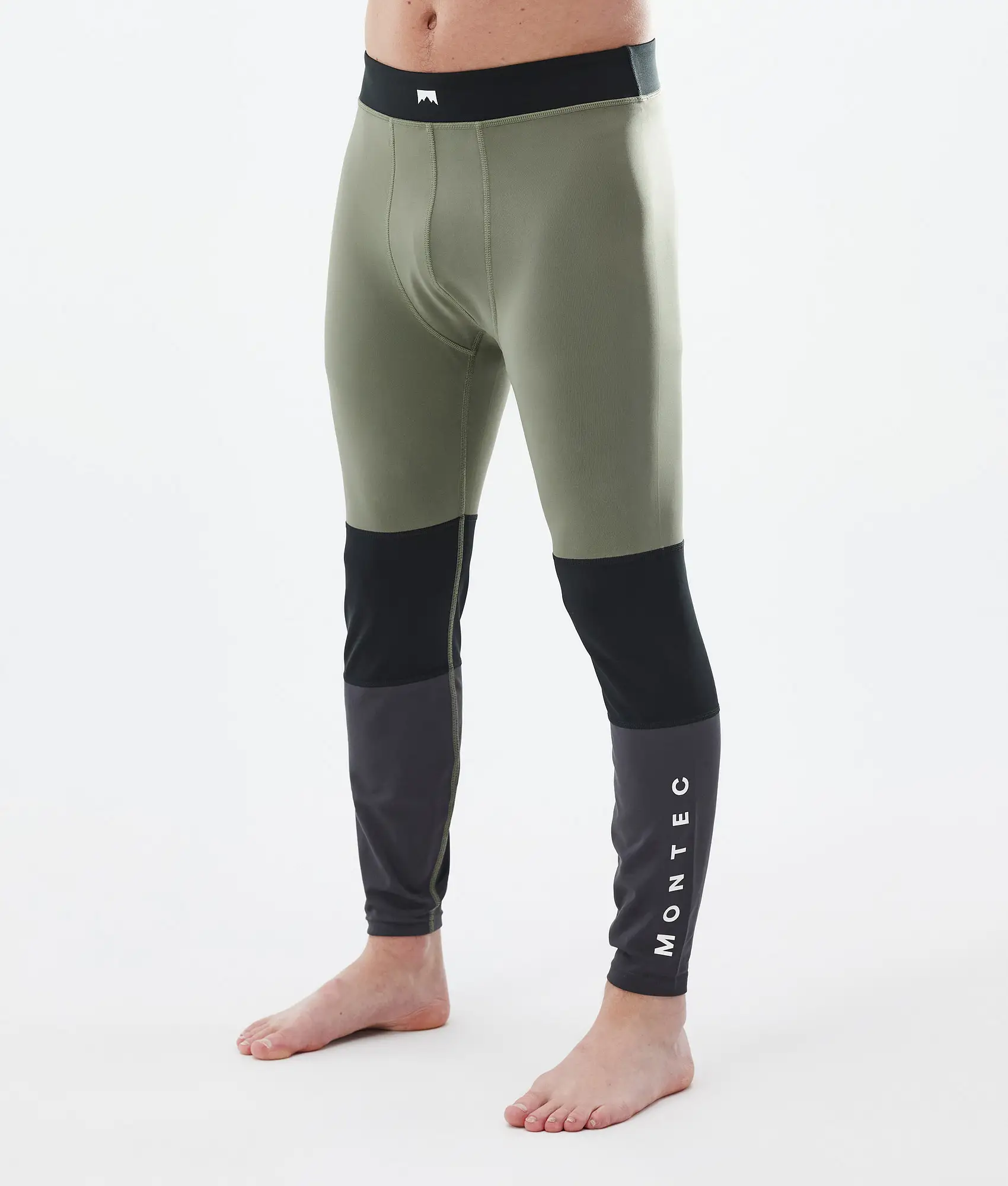 Alpha Base Layer Pant Men Greenish/Black/Phantom