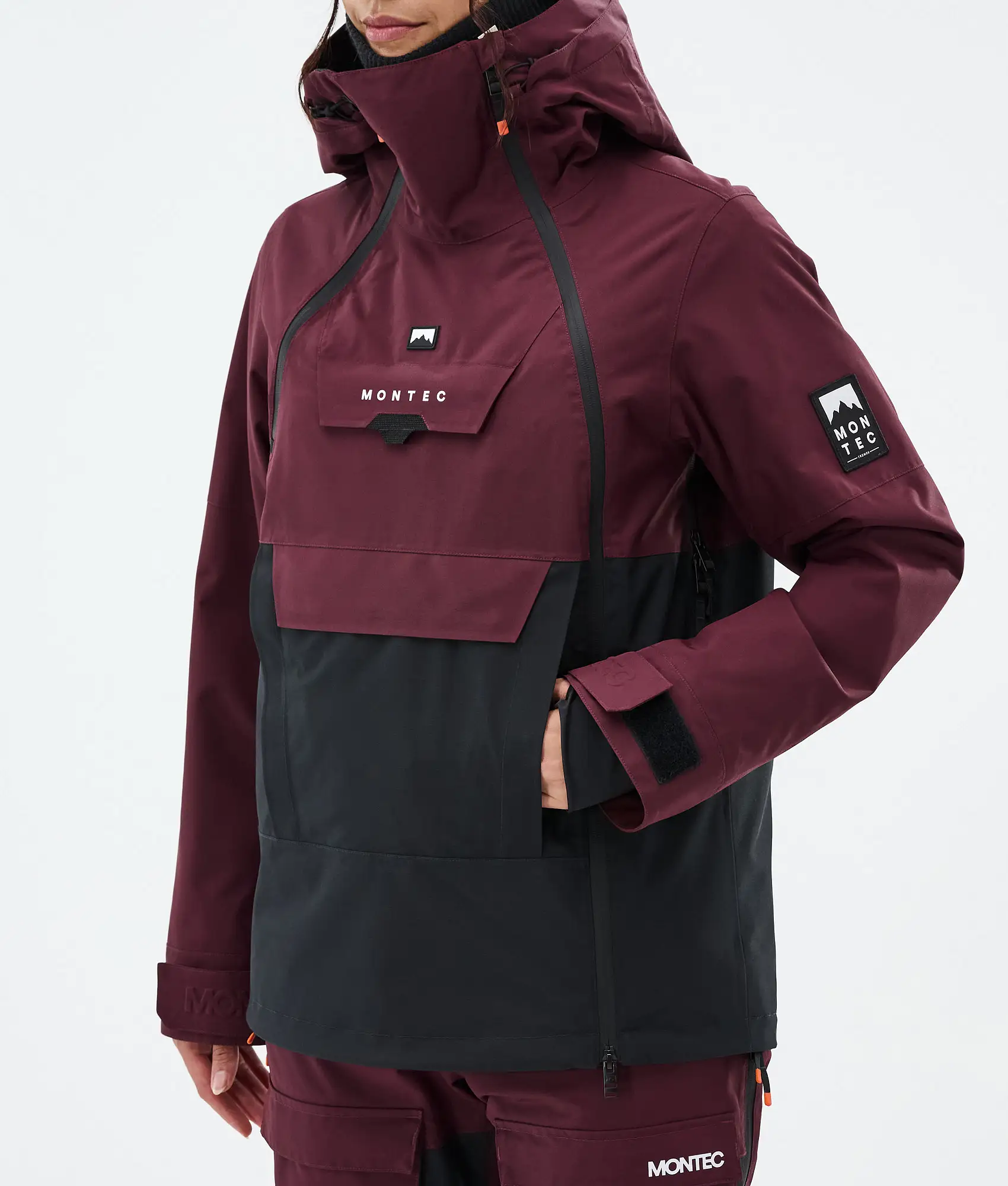 Doom W Snowboard Jacket Women Burgundy/Black