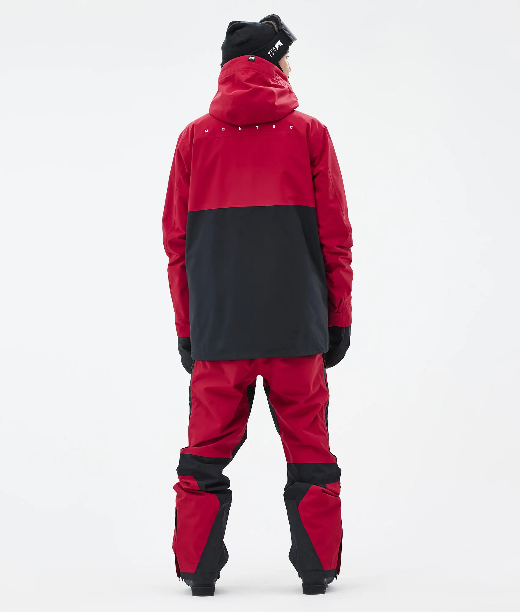 Doom/Fawk Ski Outfit Men Deep Red/Black
