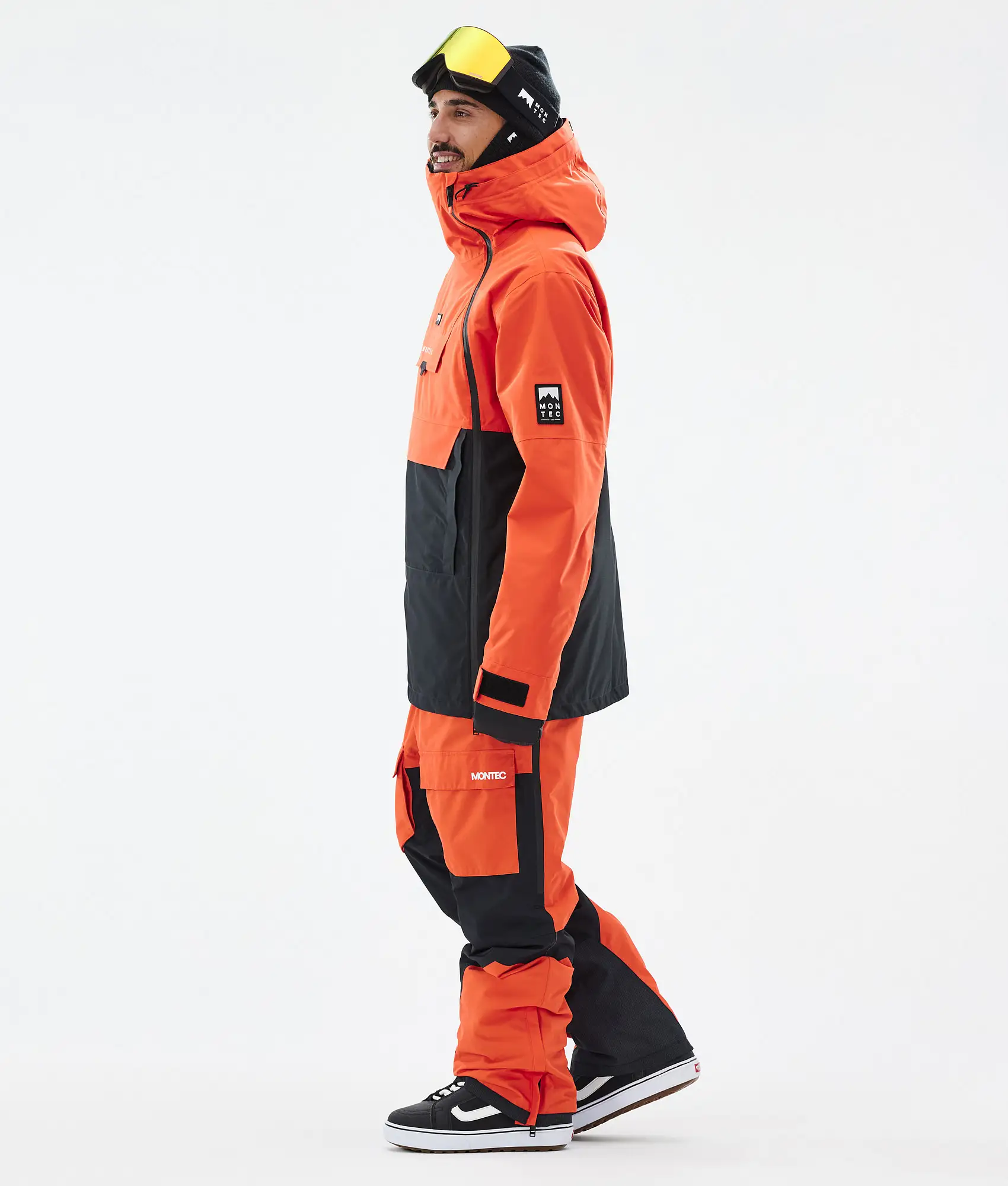 Doom Snowboard Jacket Men Orange/Black