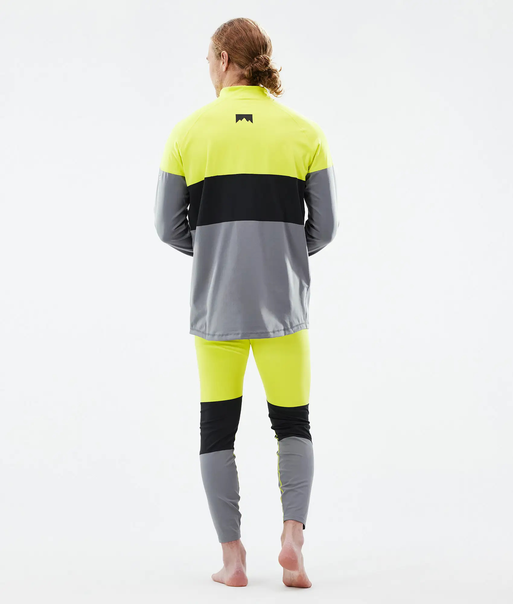 Alpha Base Layer Pant Men Bright Yellow/Black/Light Pearl
