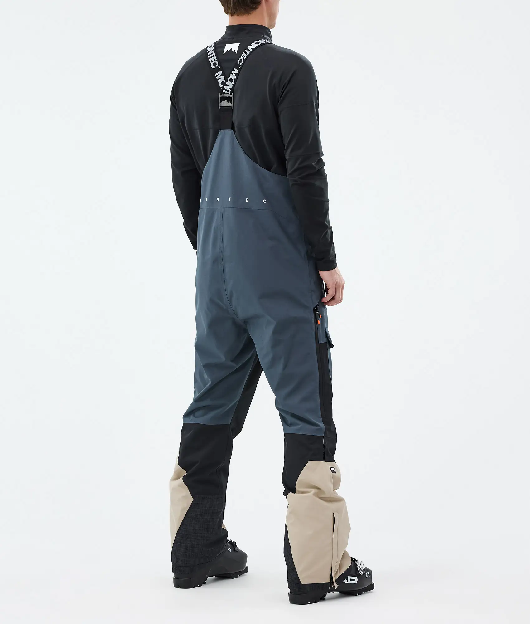 Fawk Ski Pants Men Metal Blue/Black/Sand