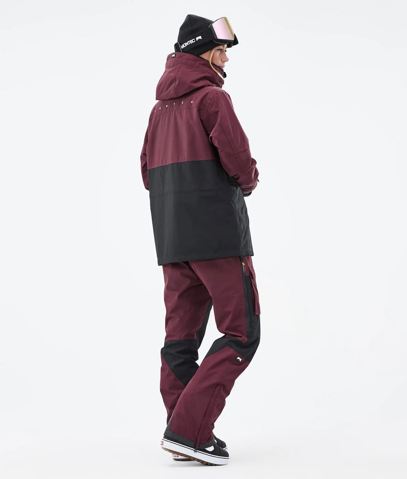 Doom W/Fawk W Snowboard Outfit Women Burgundy/Black