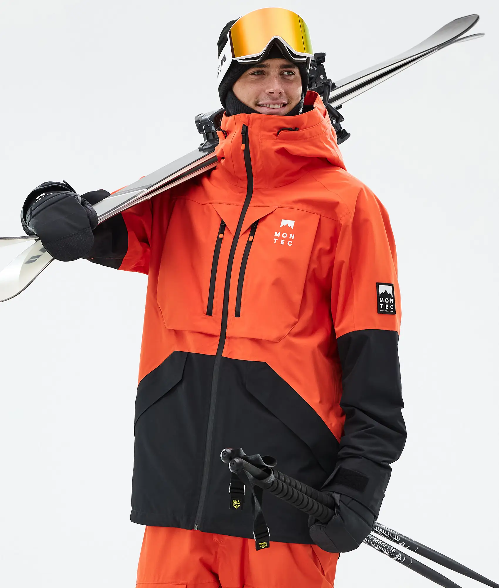 Arch Ski Jacket Men Orange/Black