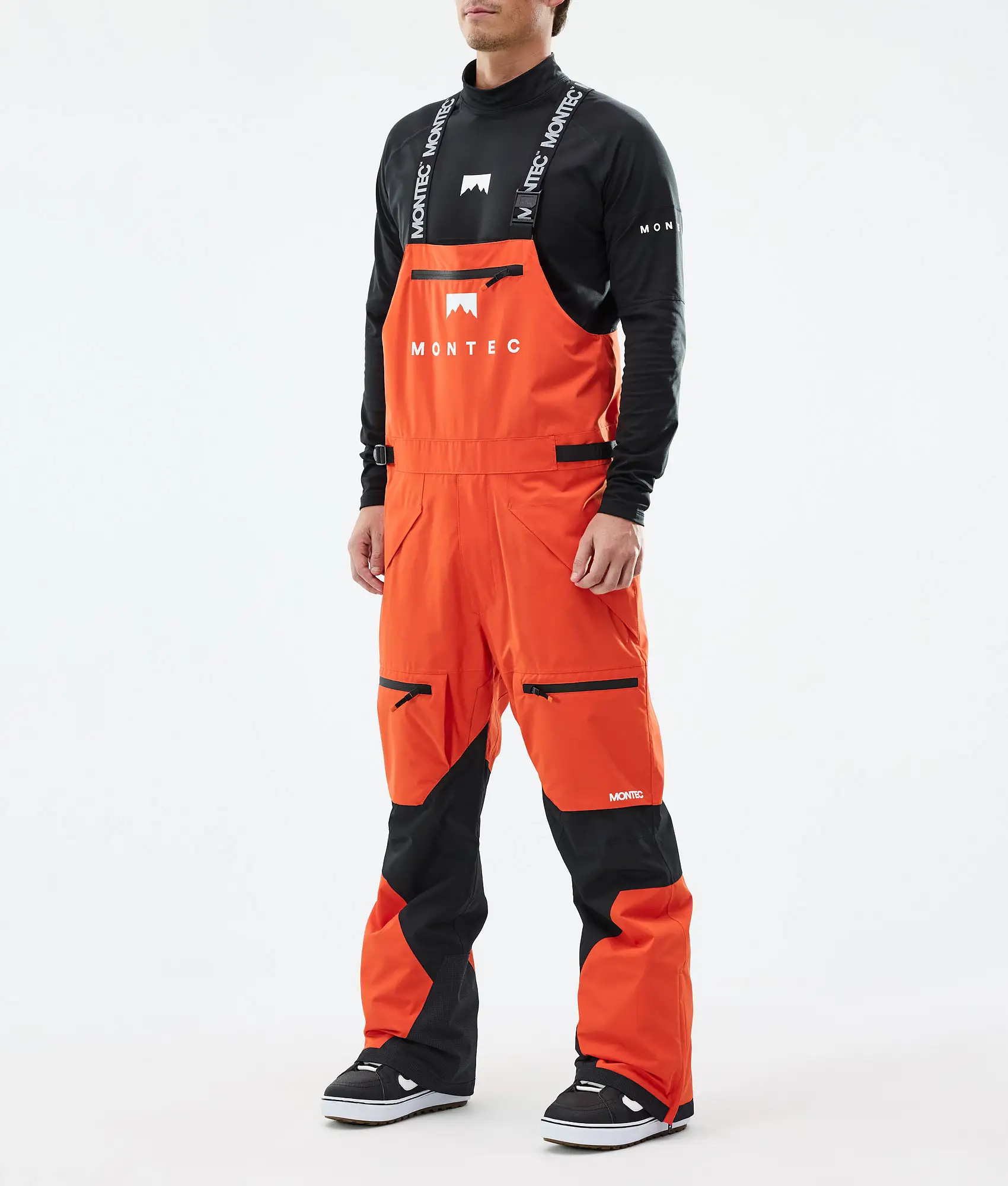Arch Snowboard Pants Men Orange/Black