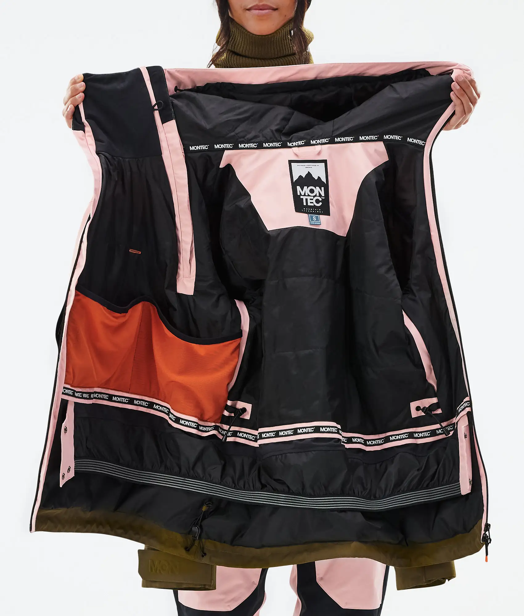 Doom W Ski Jacket Women Soft Pink/Black/Fatigue