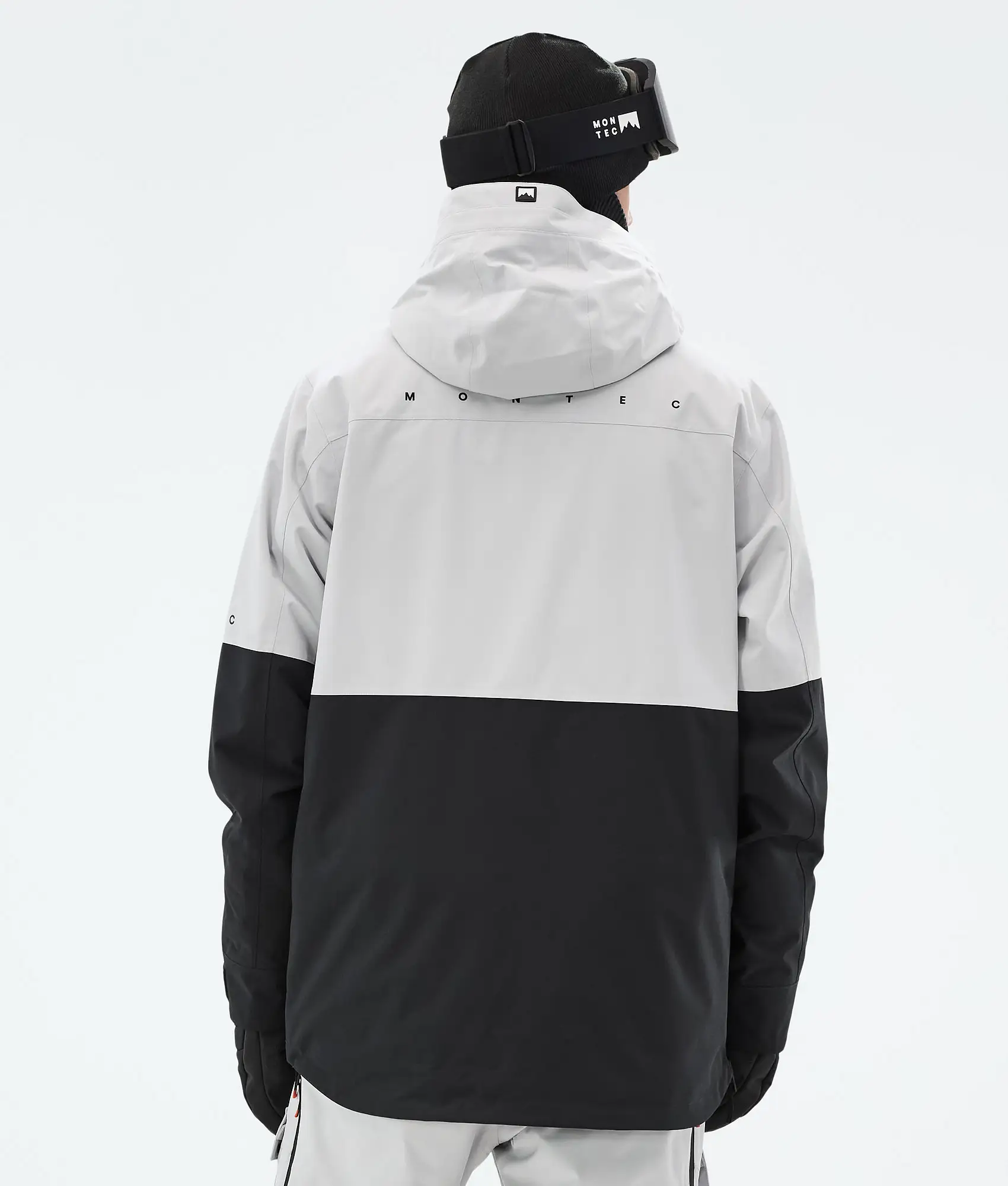 Dune Ski Jacket Men Light Grey/Black