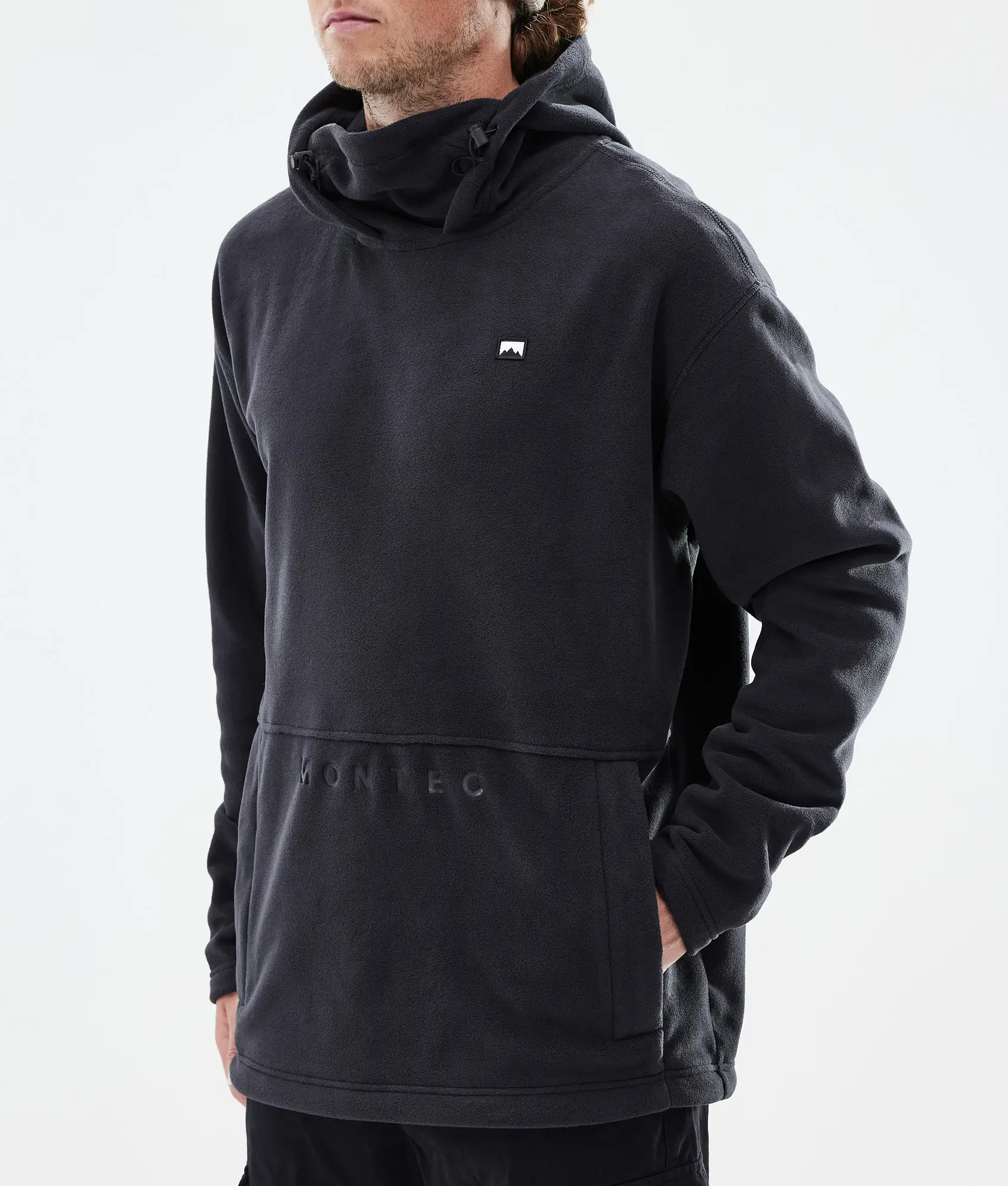 Delta Fleece Hoodie Men Black