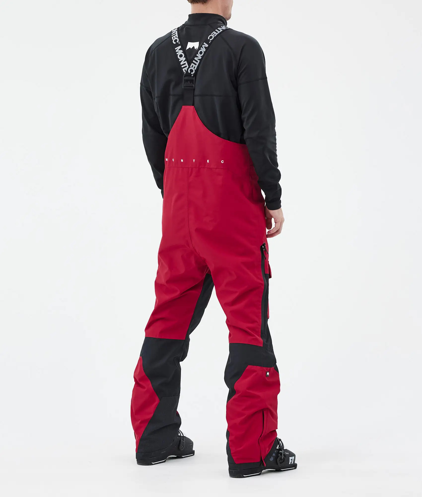 Fawk Ski Pants Men Deep Red/Black