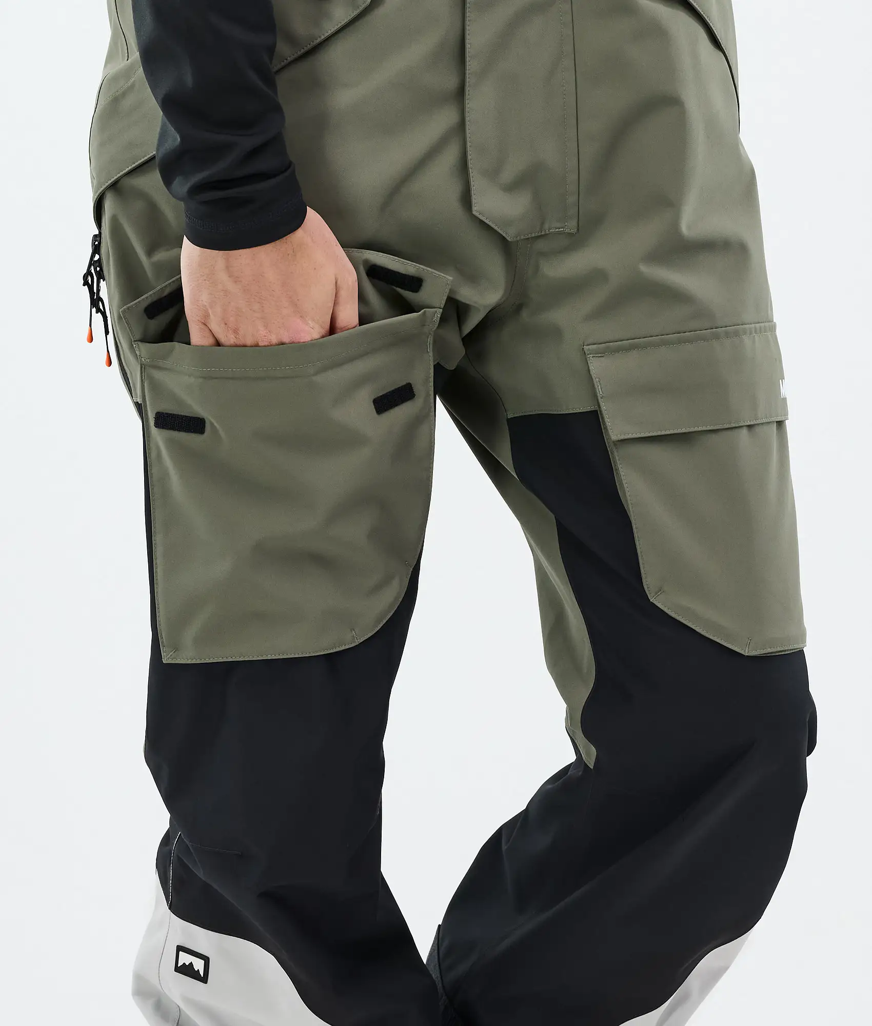 Fawk Ski Pants Men Greenish/Black/Light Grey