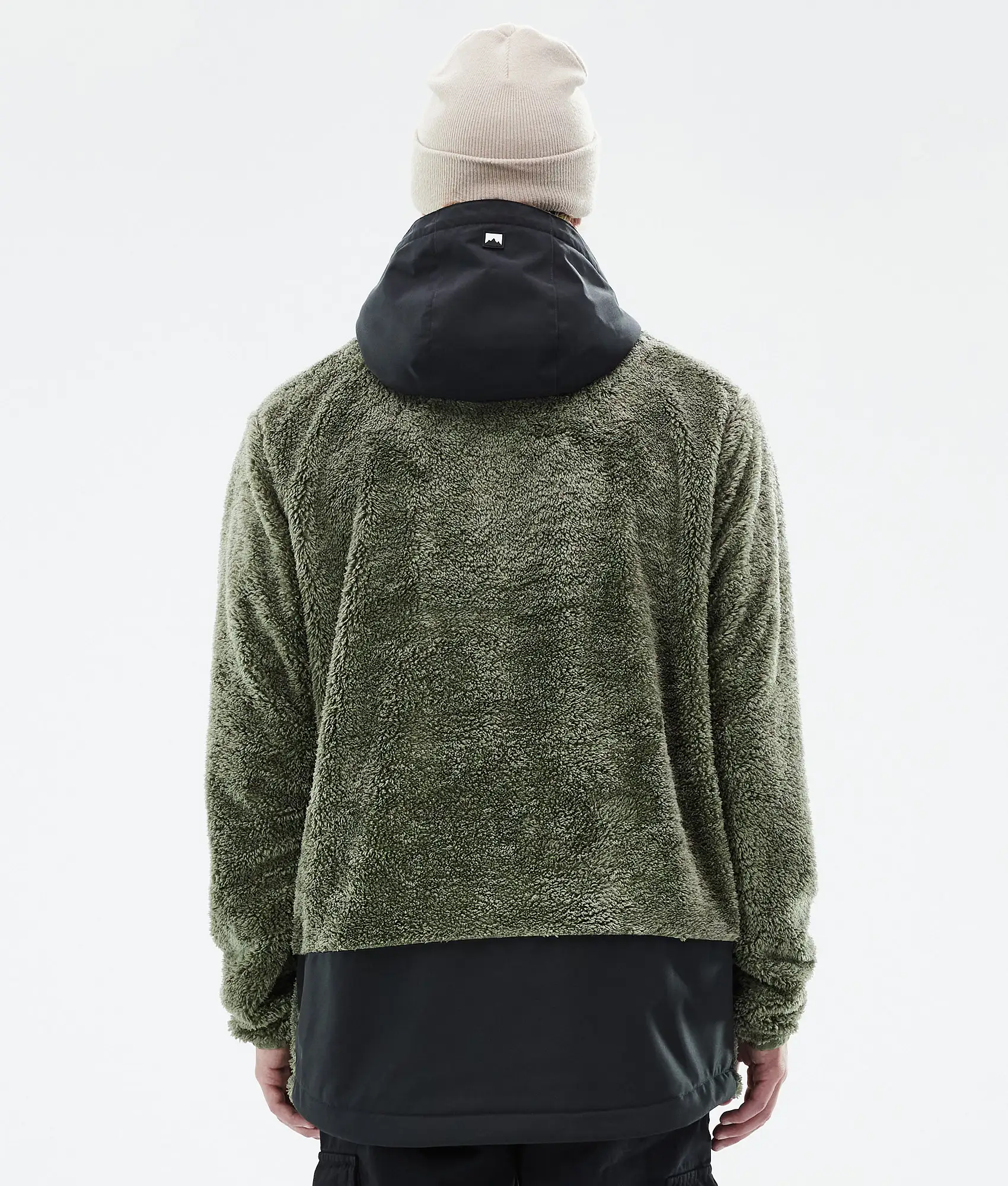 Lima Fleece Hoodie Men Greenish/Black