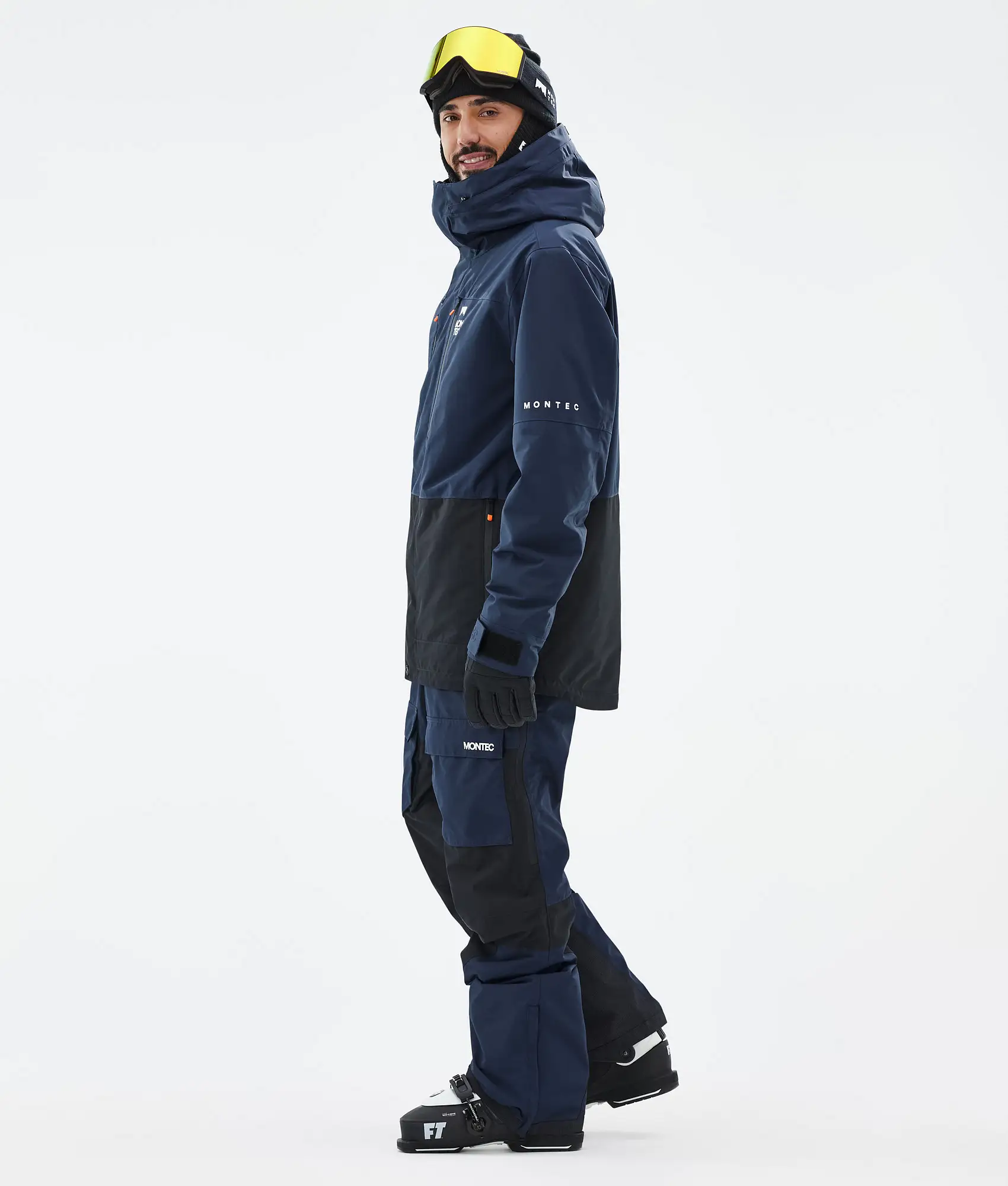Fawk Ski Jacket Men Dark Blue/Black