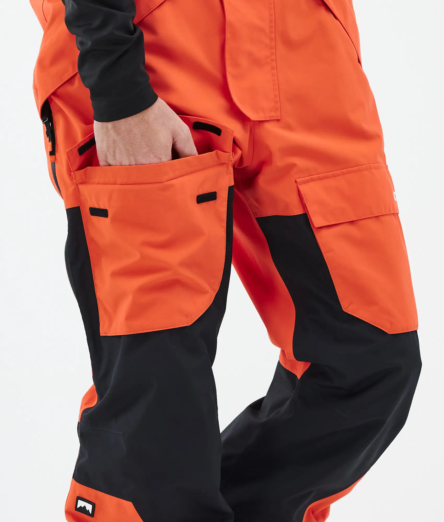 Fawk Ski Pants Men Orange/Black