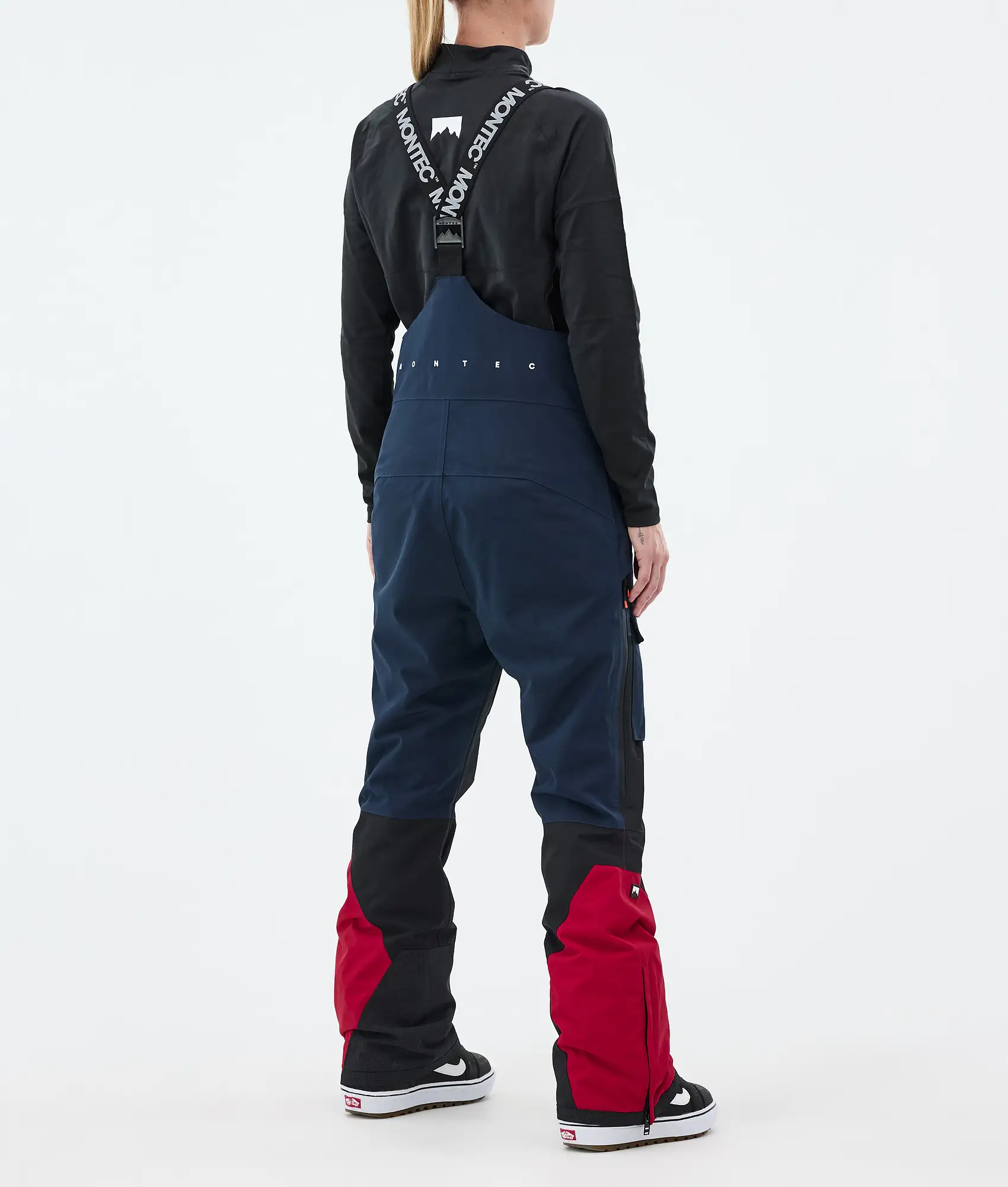 Fawk W Snowboard Pants Women Dark Blue/Black/Deep Red