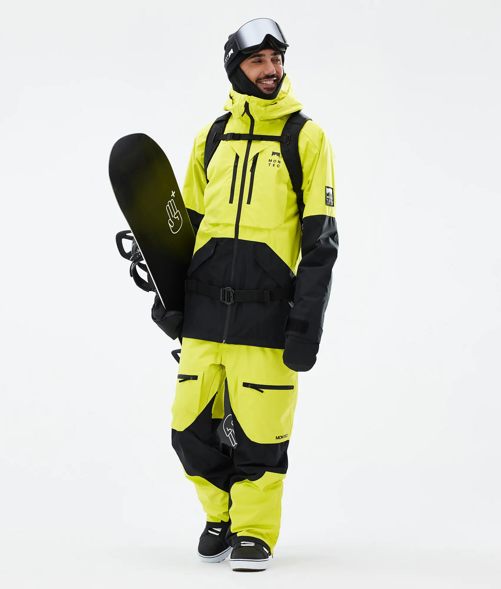 Arch Snowboard Jacket Men Bright Yellow/Black Renewed