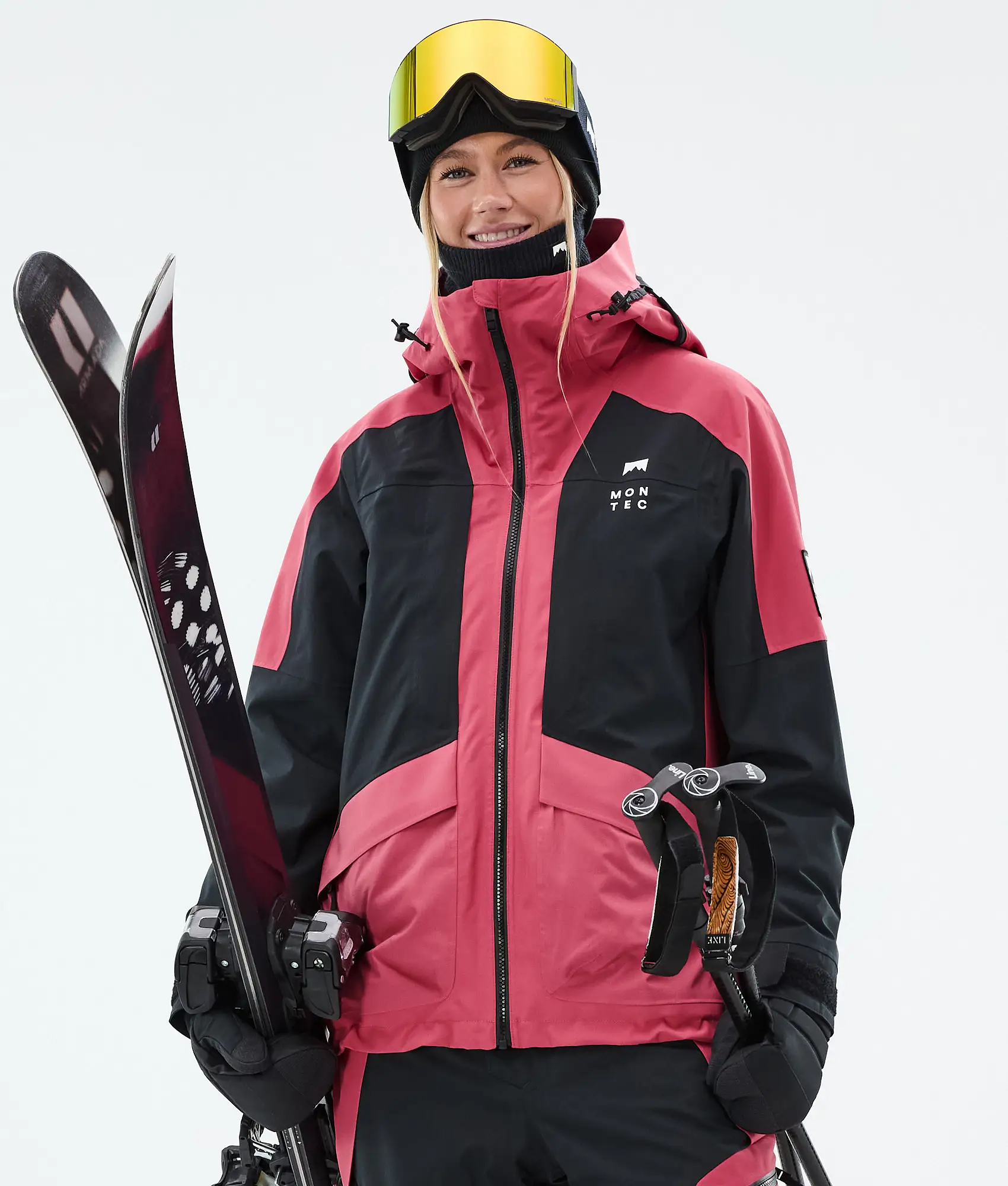 Morpheus W Ski Jacket Women Light Red/Black