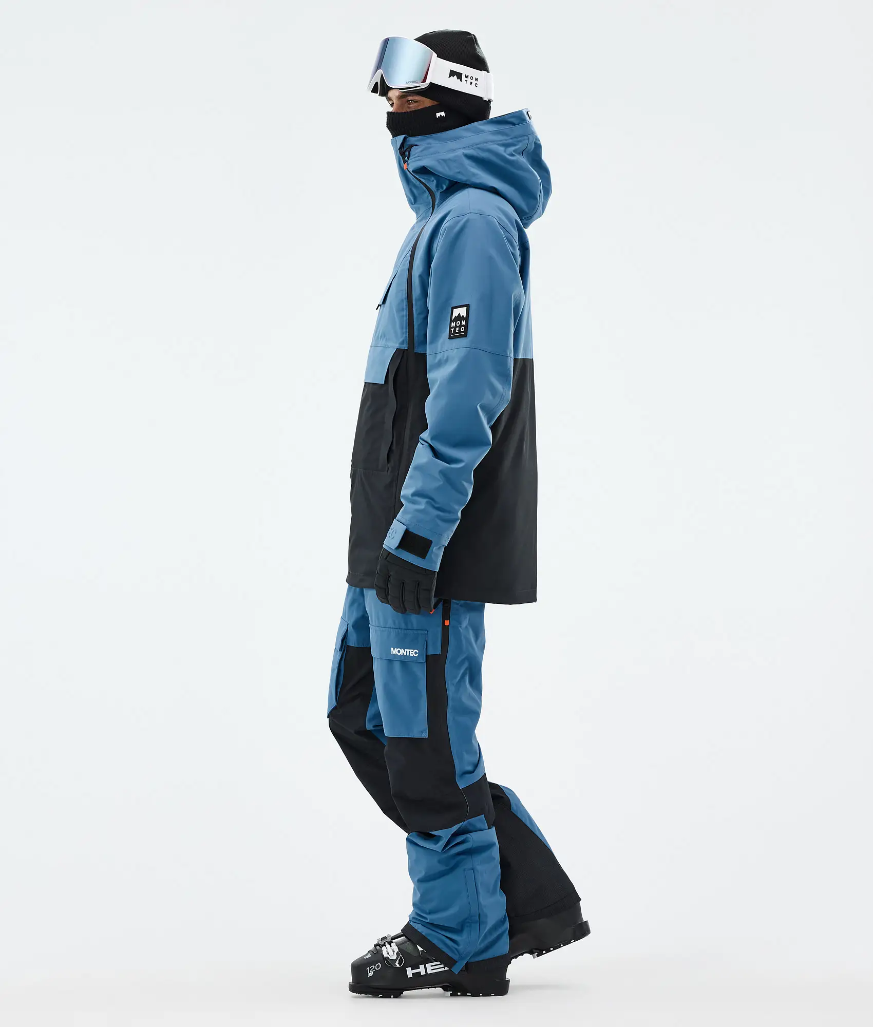 Doom Ski Jacket Men Blue Steel/Black