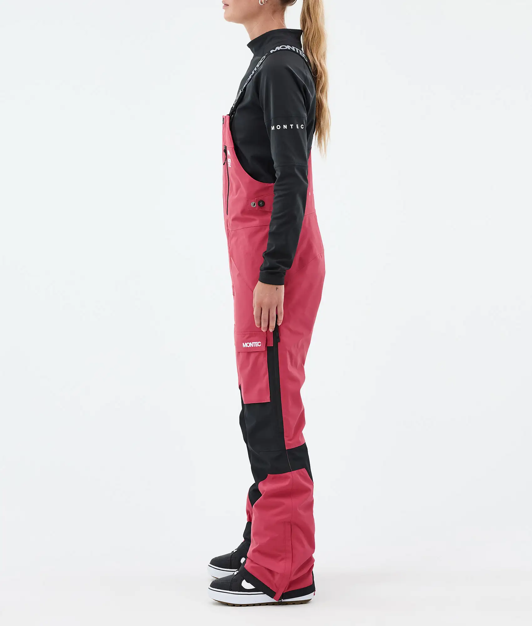 Fawk W Snowboard Pants Women Light Red/Black