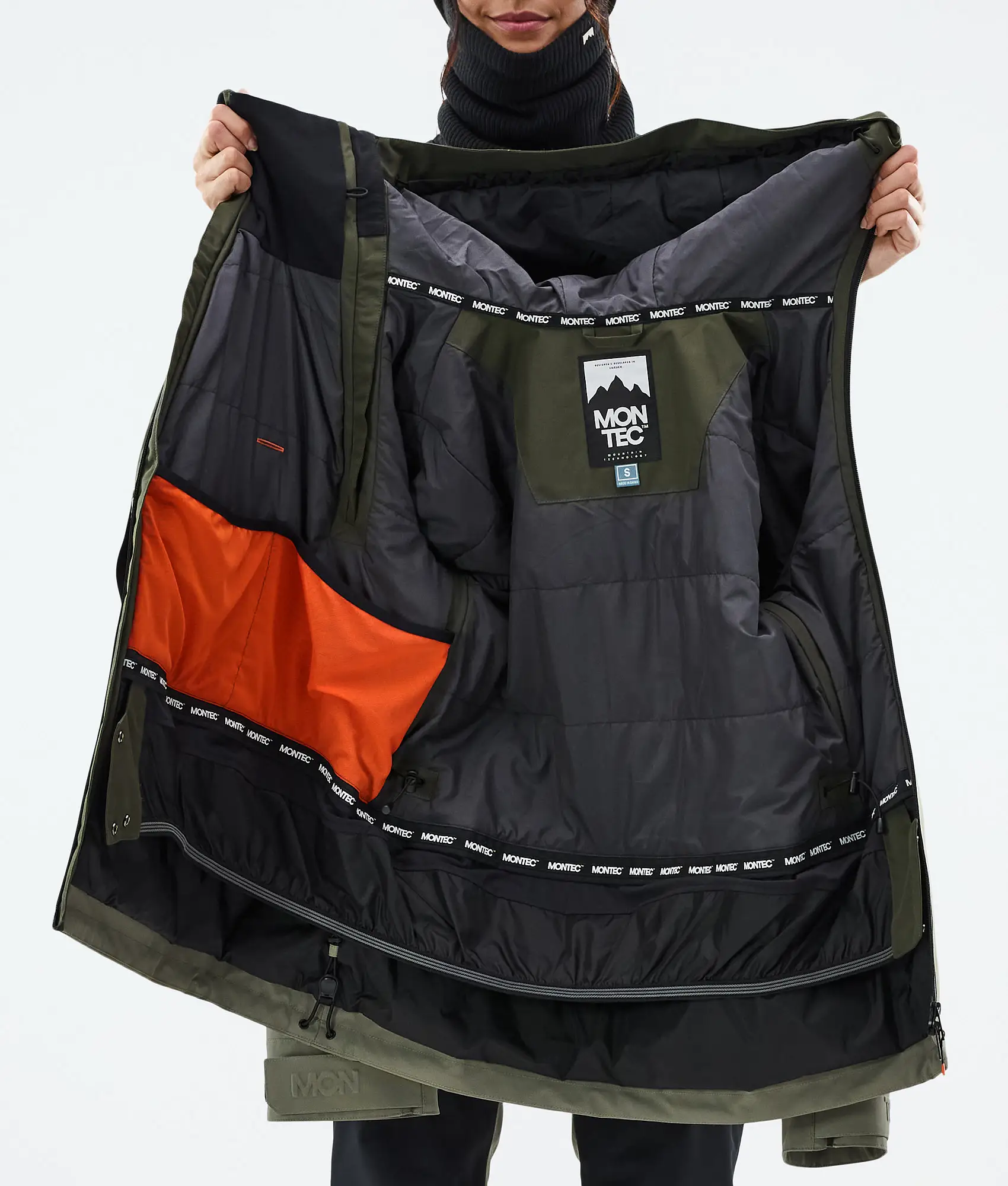 Doom W Ski Jacket Women Olive Green/Black/Greenish