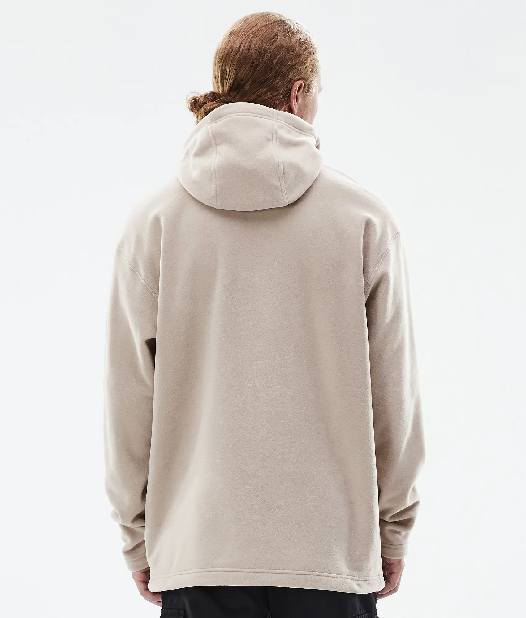 Delta Fleece Hoodie Men Sand Renewed