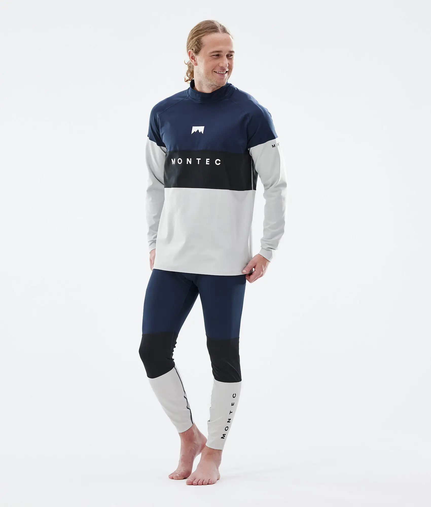 Alpha Base Layer Pant Men Dark Blue/Black/Light Grey