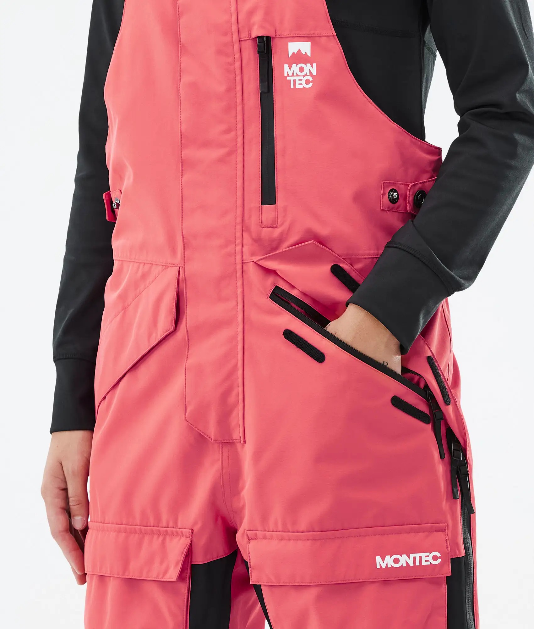 Fawk W Ski Pants Women Coral/Black/Metal Blue