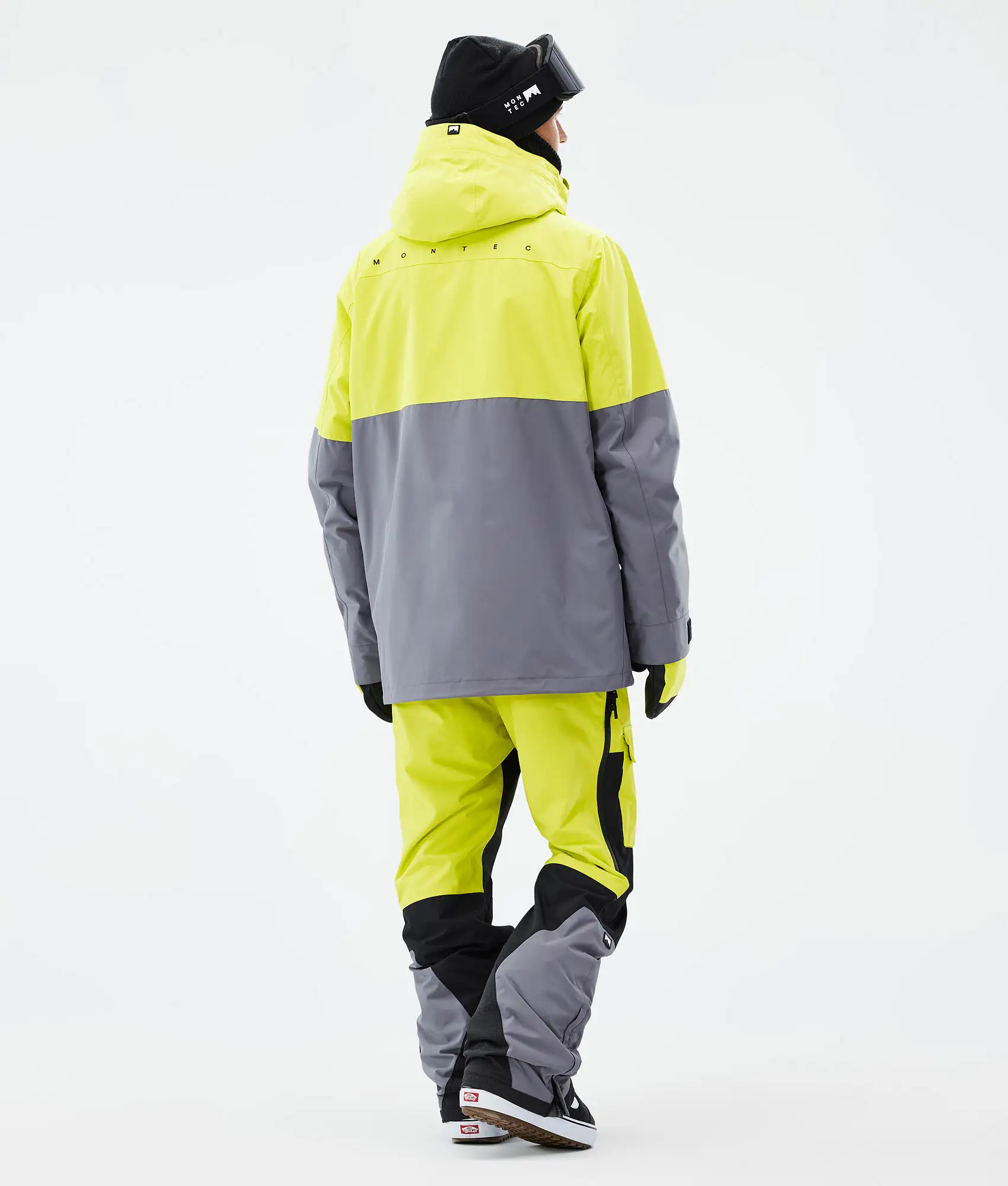 Doom Snowboard Jacket Men Bright Yellow/Black/Light Pearl