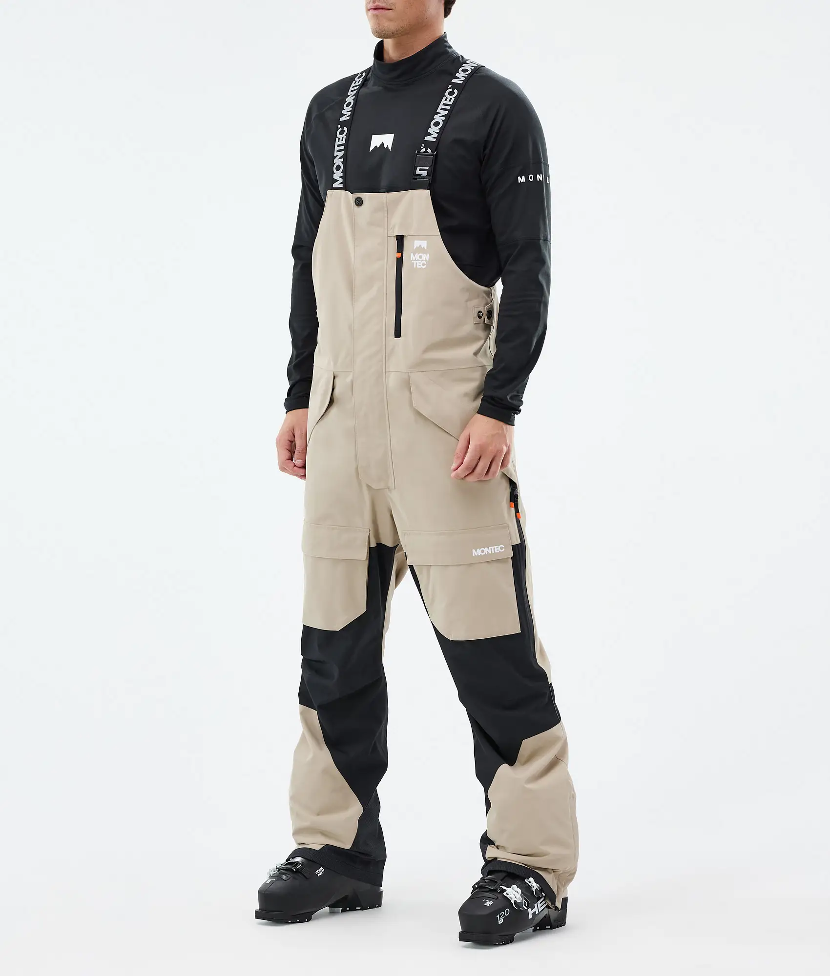 Fawk Ski Pants Men Sand/Black