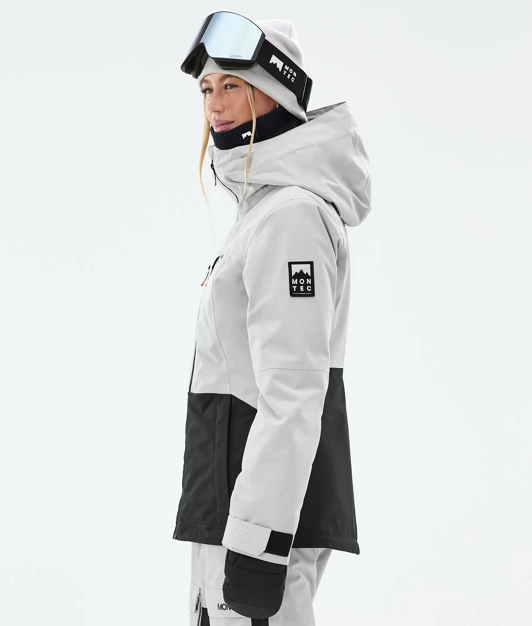Moss W Ski Jacket Women Light Grey/Black
