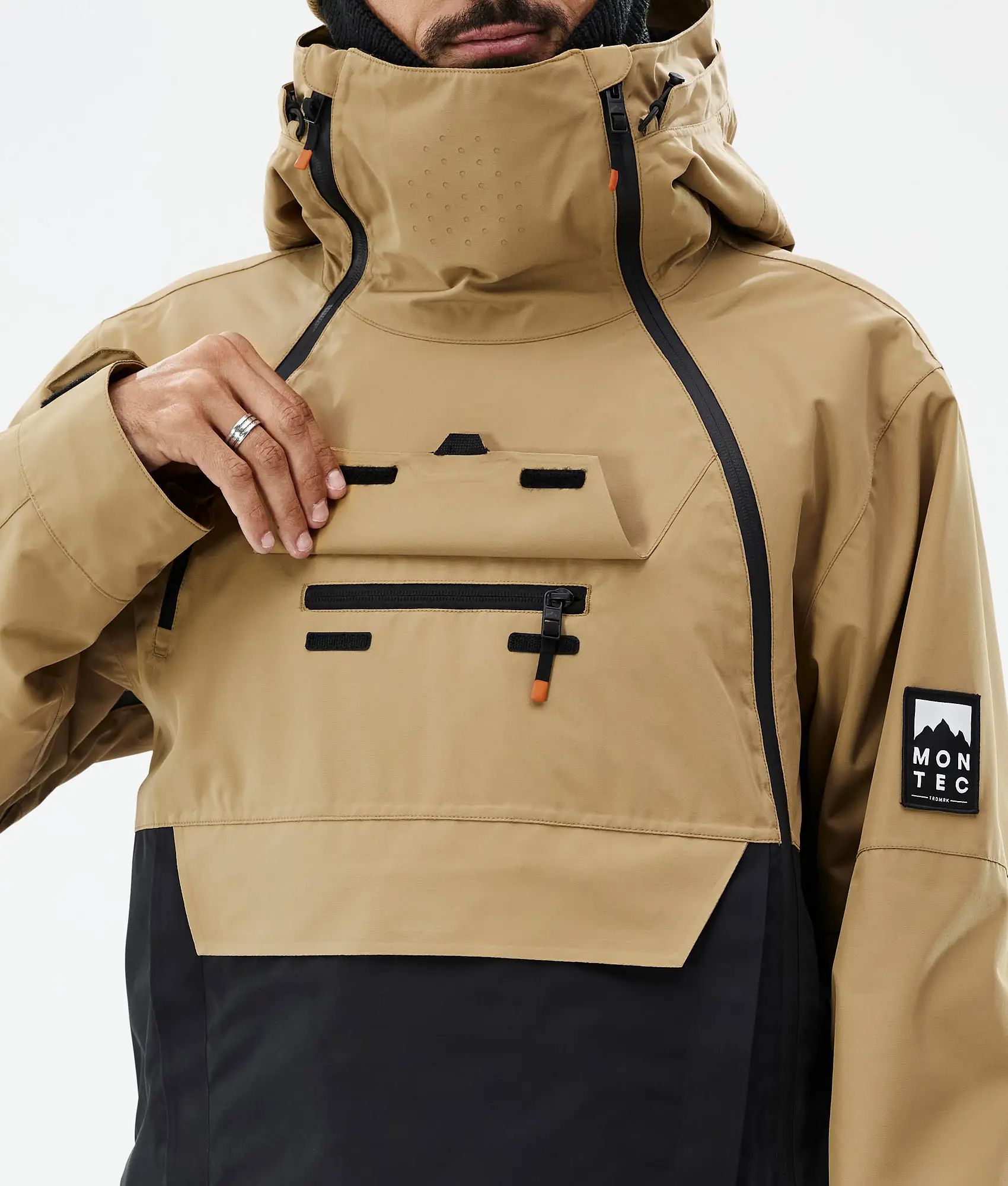 Doom Ski Jacket Men Gold/Black