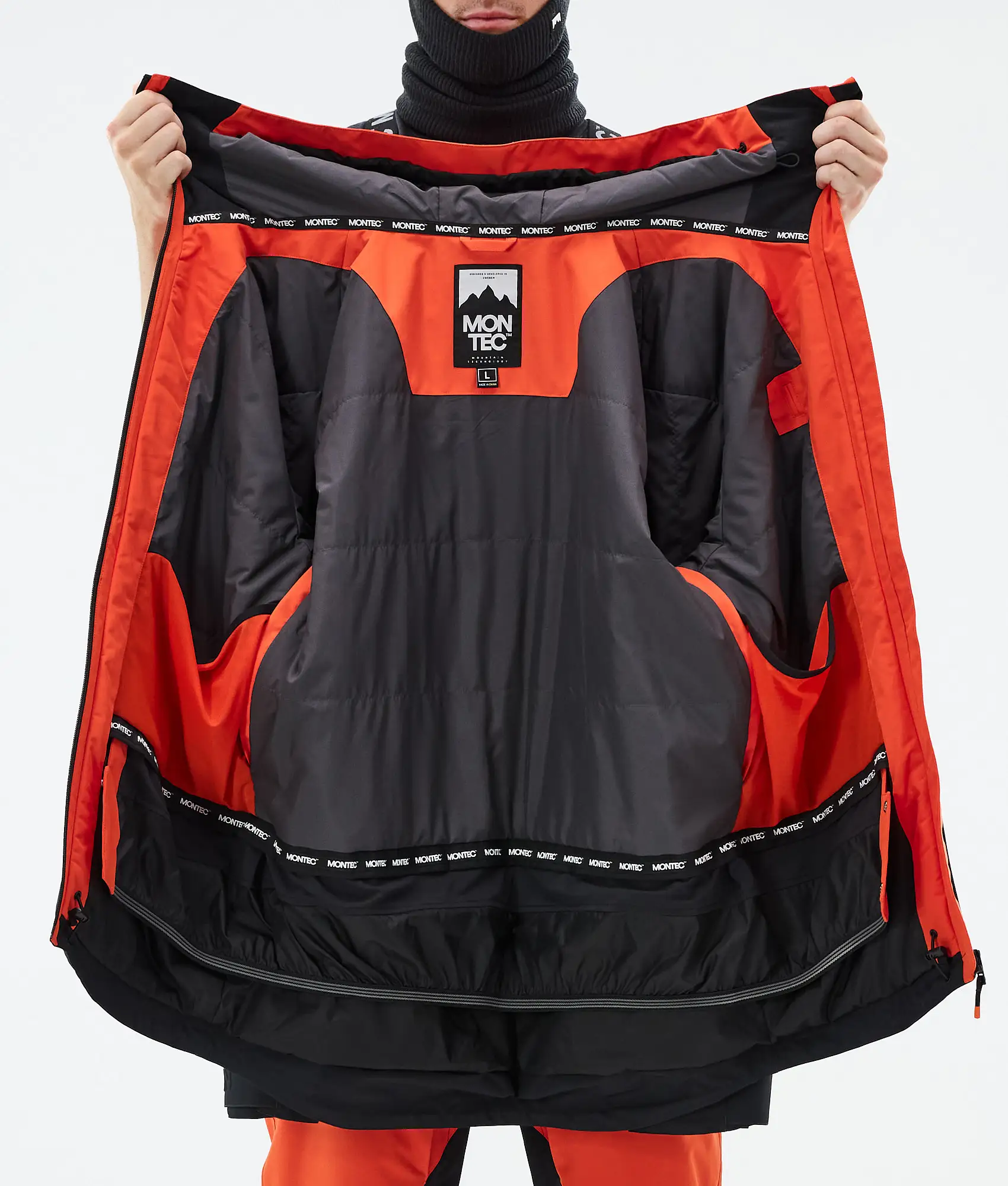 Arch Snowboard Jacket Men Orange/Black