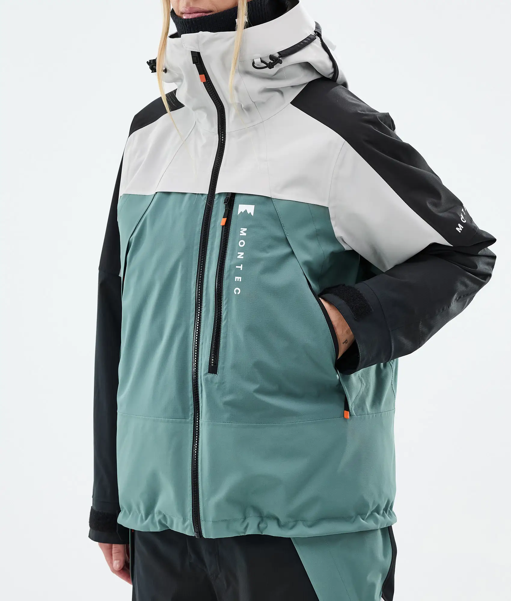 Oracle W Ski Jacket Women Light Grey/Black/Atlantic