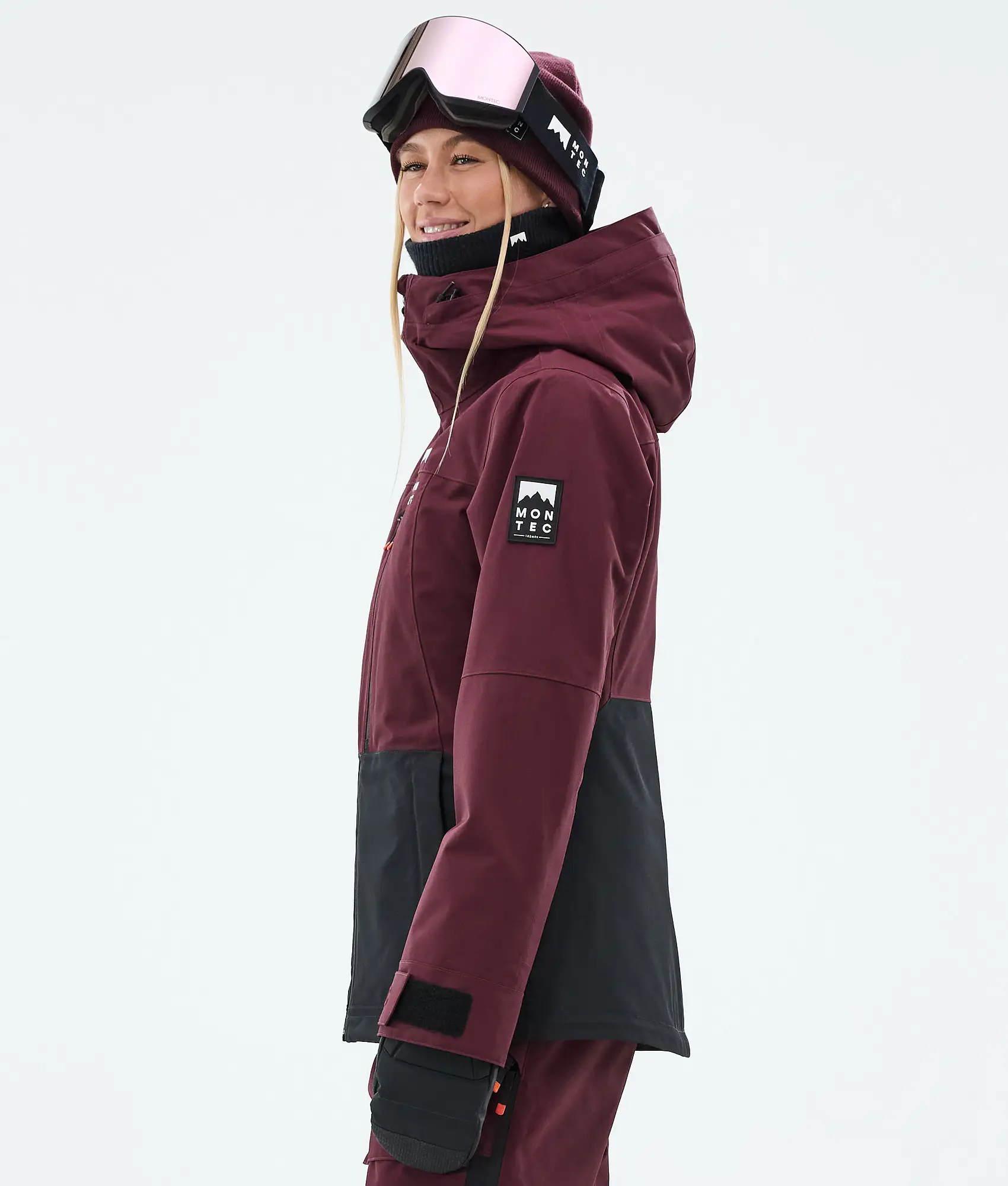 Moss W Snowboard Jacket Women Burgundy/Black