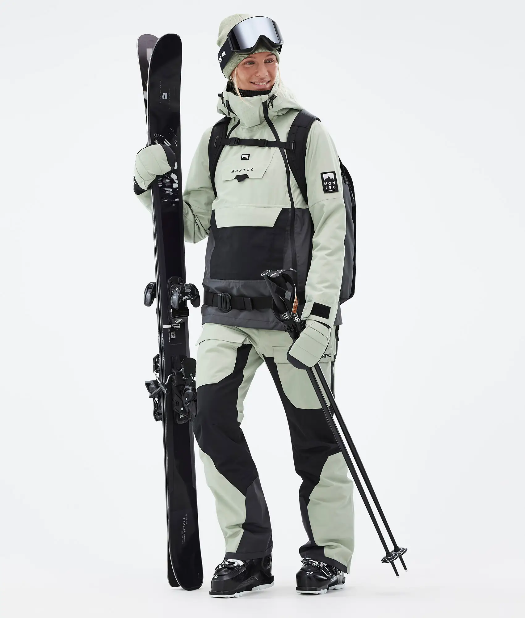 Doom W Ski Jacket Women Soft Green/Black/Phantom