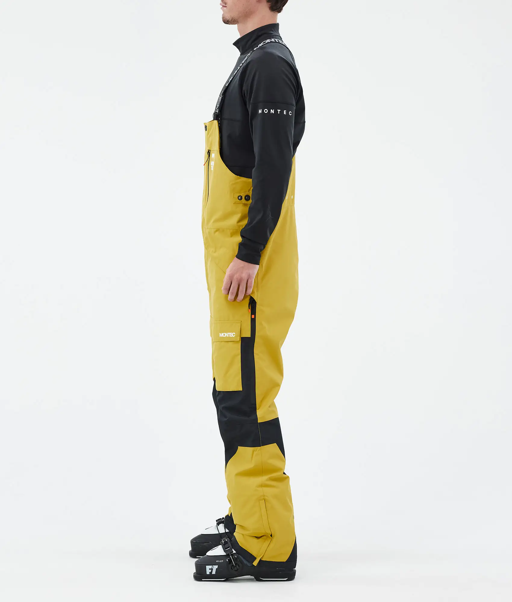 Fawk Ski Pants Men Yellow/Black