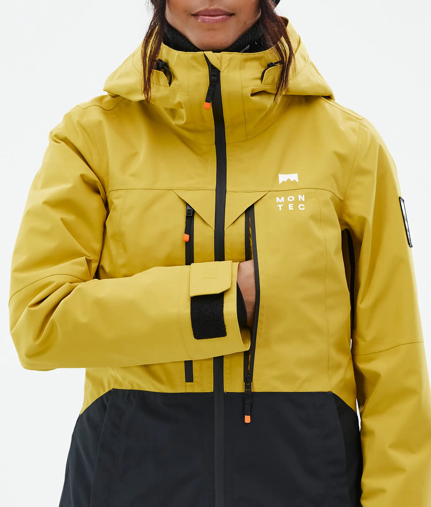 Moss W Snowboard Jacket Women Yellow/Black Renewed