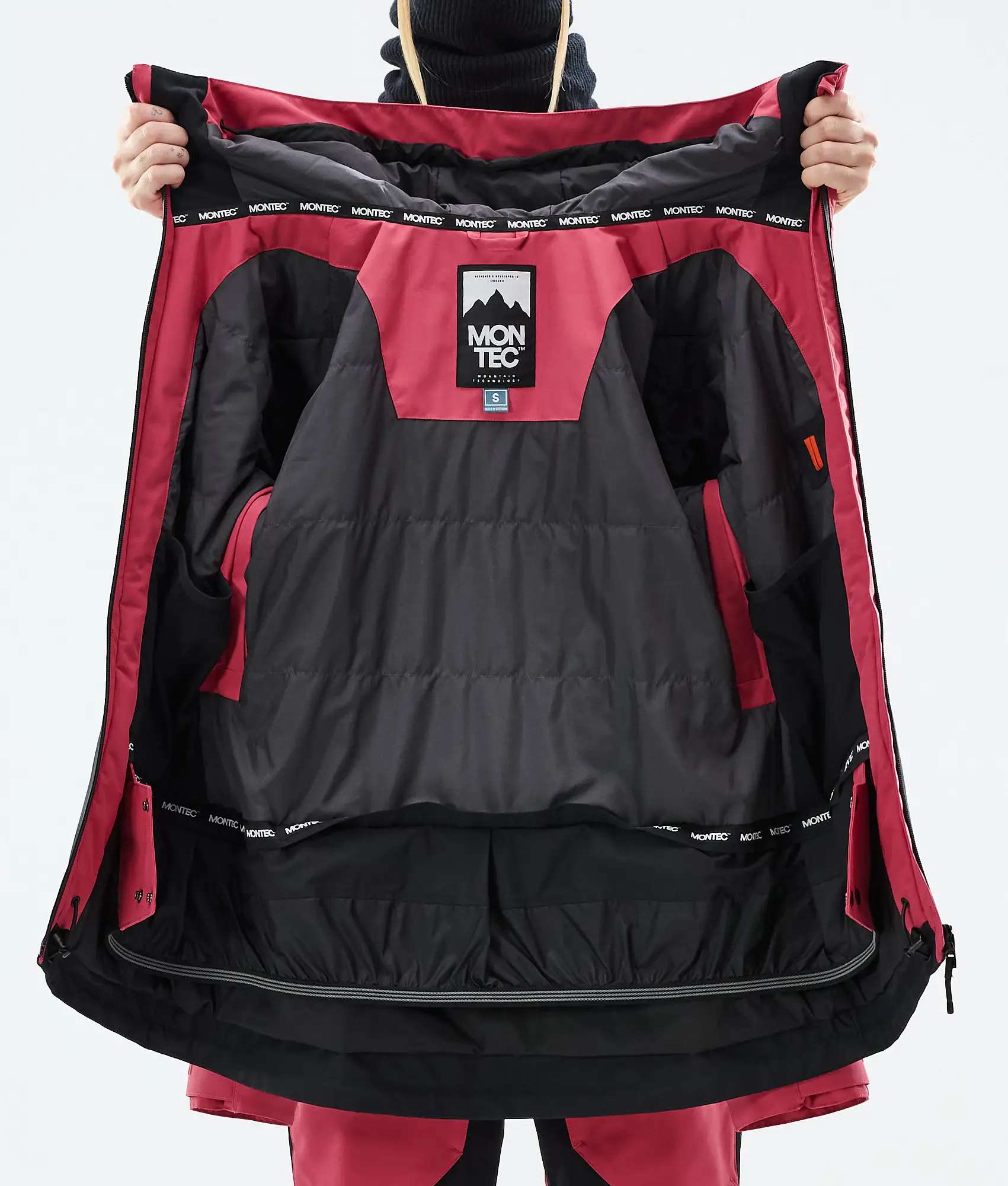 Moss W Ski Jacket Women Light Red/Black