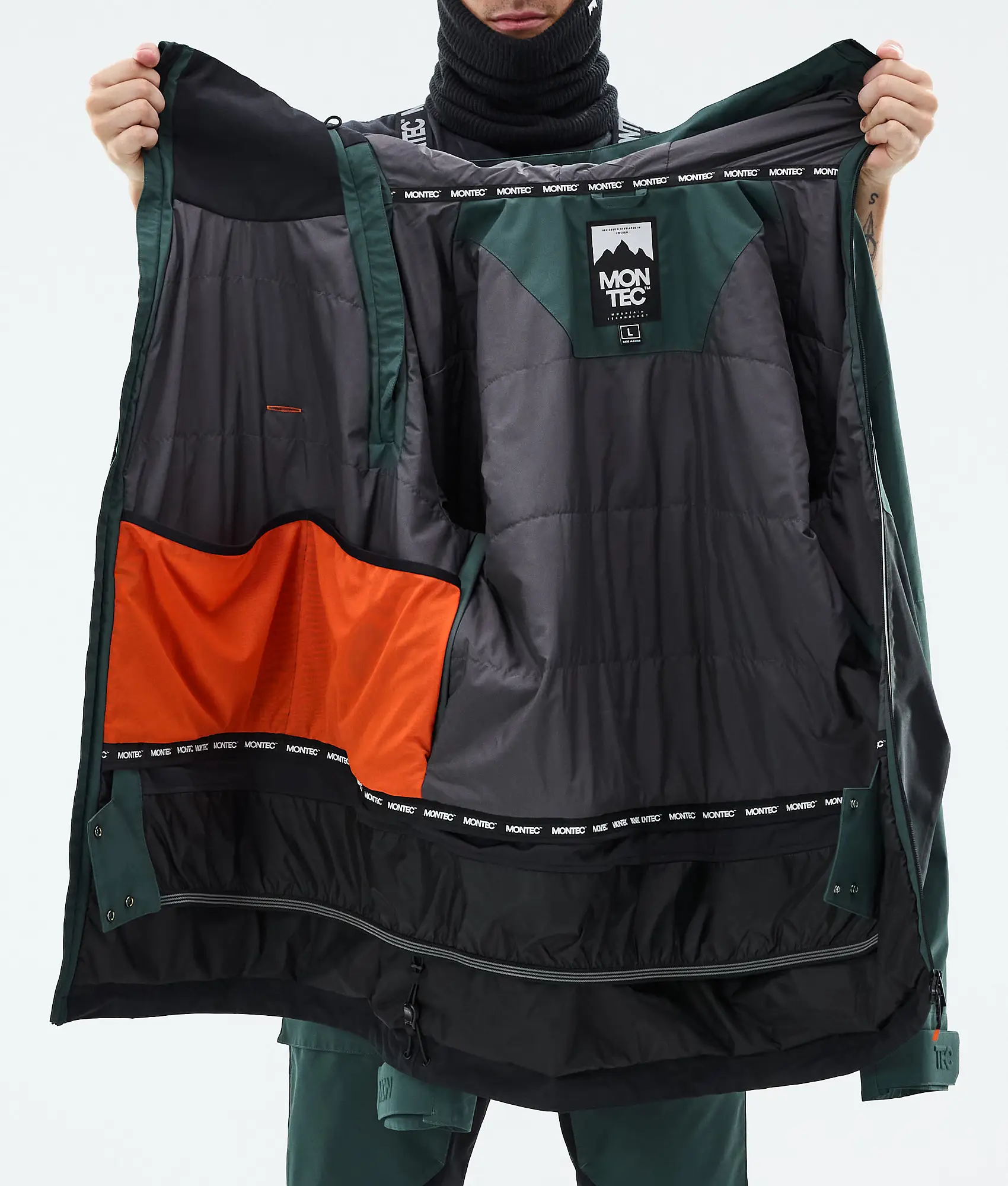 Doom Snowboard Jacket Men Dark Atlantic/Black Renewed